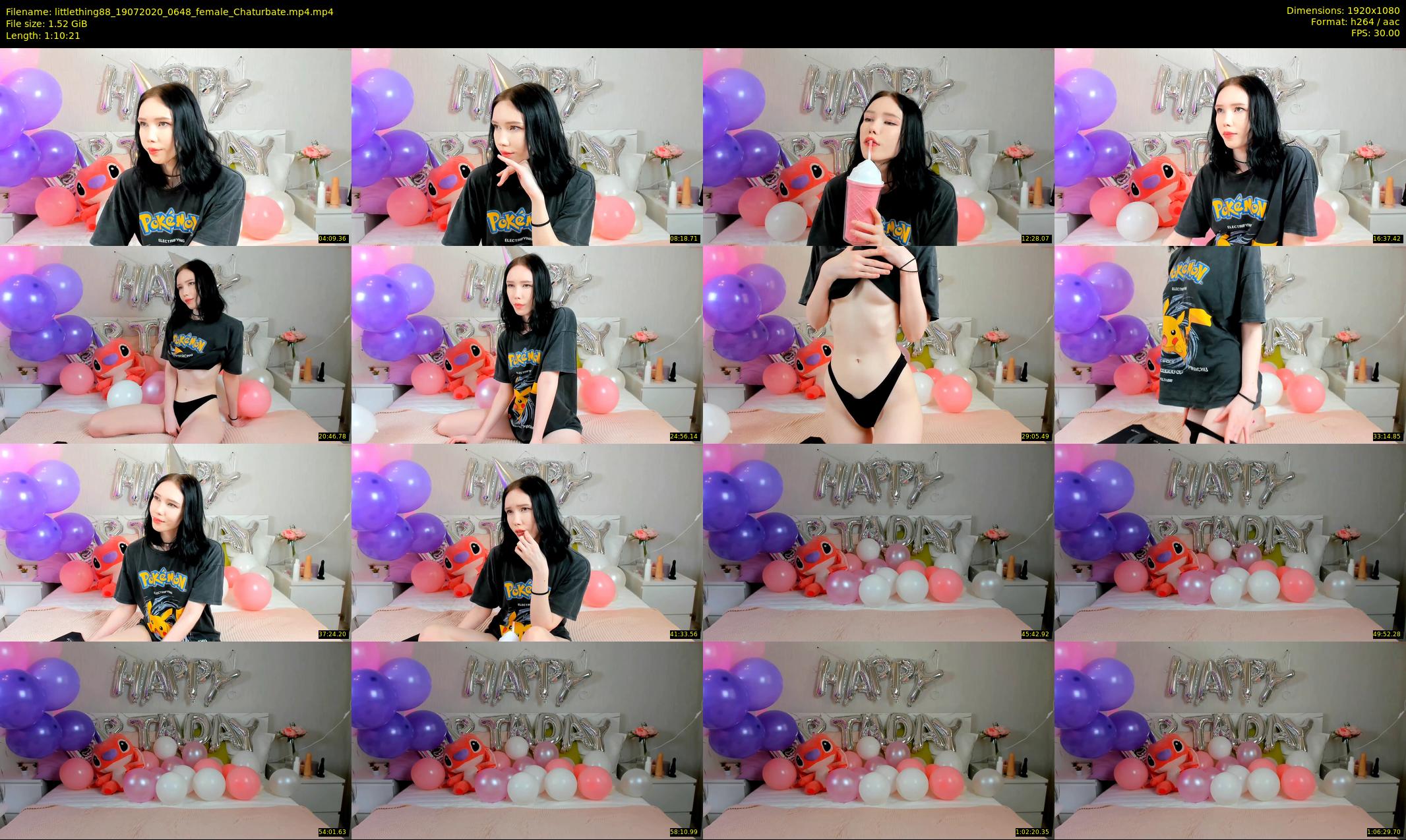 littlething88 — 71 minute Chaturbate female cam show recording, 1080p, Jul 19, 2020