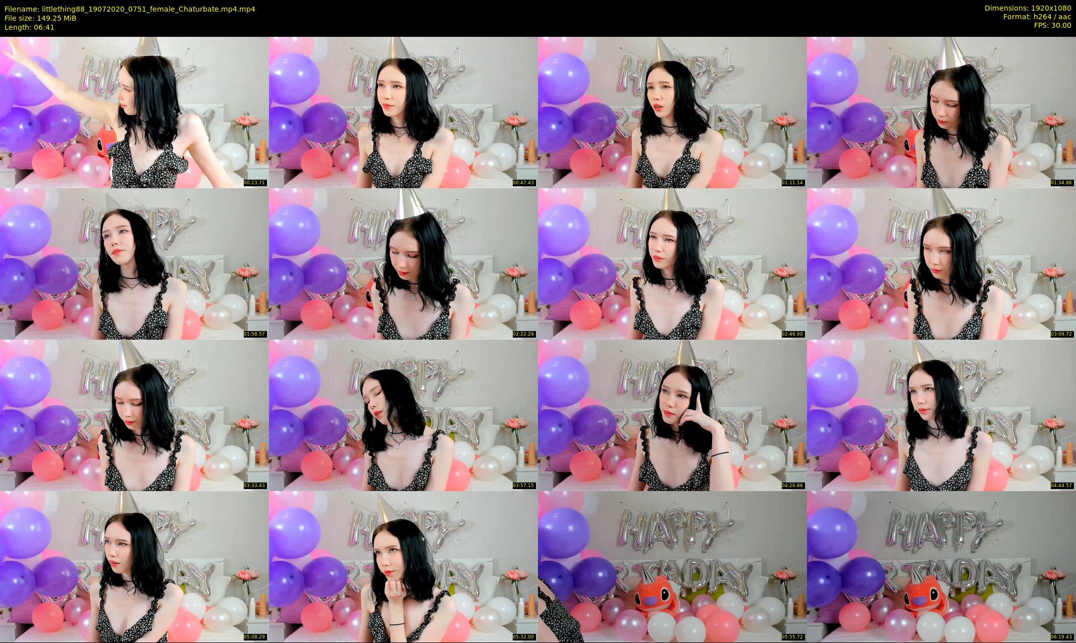 littlething88 — 7 minute Chaturbate female cam show recording, 1080p, Jul 19, 2020