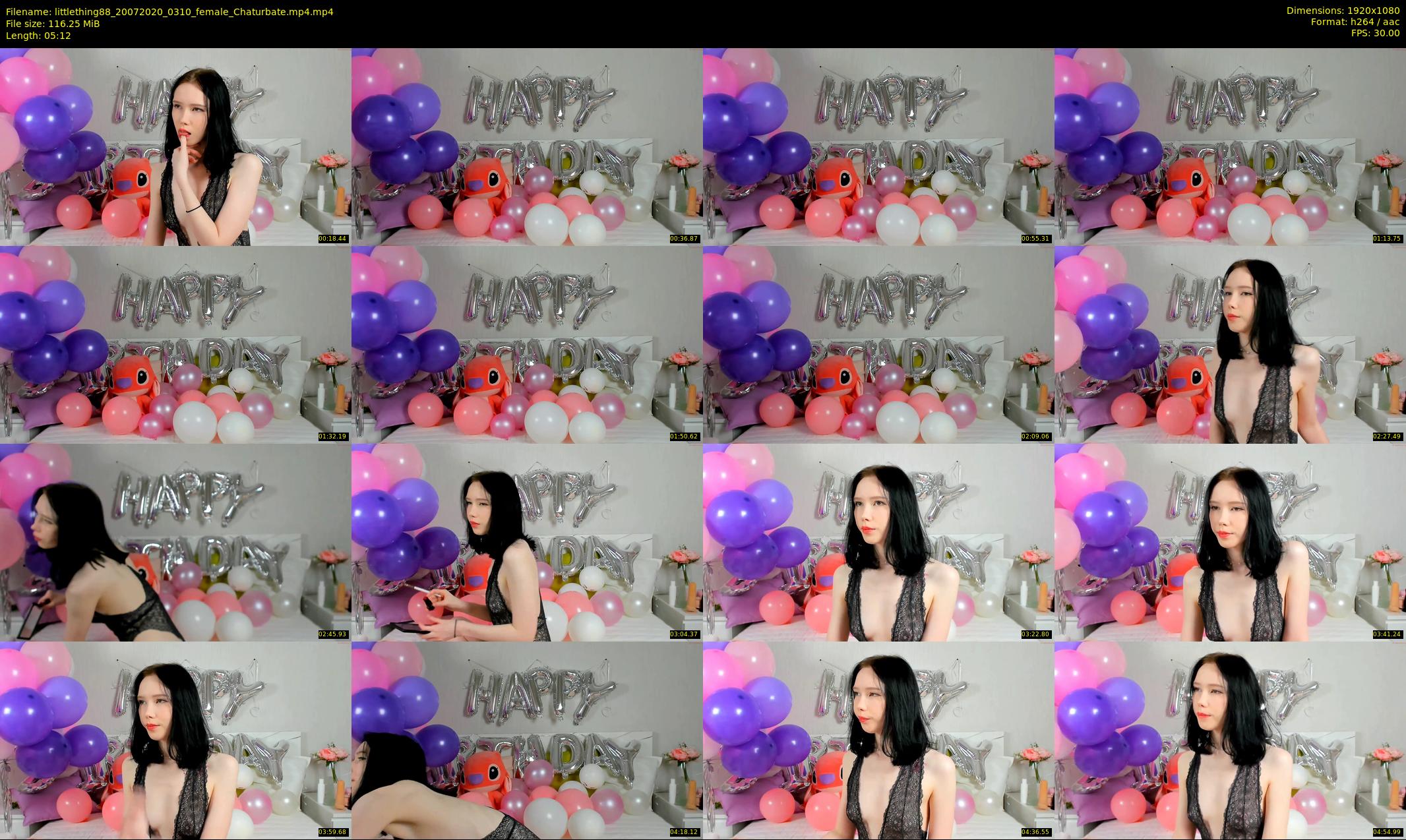 littlething88 — 6 minute Chaturbate female cam show recording, 1080p, Jul 20, 2020