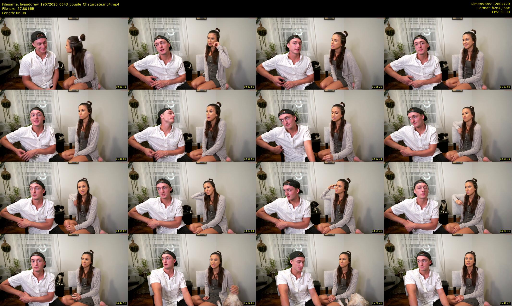 livanddrew — 7 minute Chaturbate couple cam show recording, 720p, Jul 19, 2020