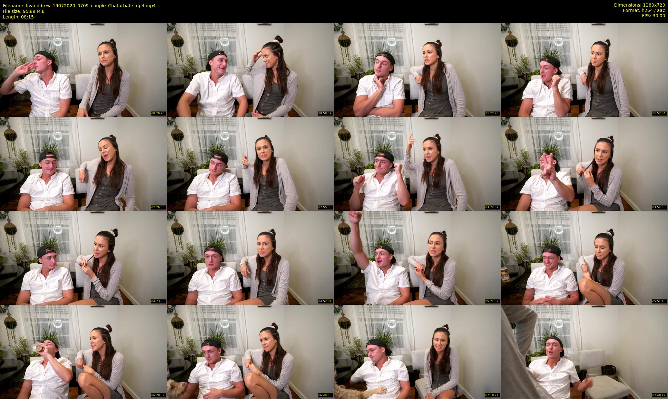 livanddrew — 9 minute Chaturbate couple cam show recording, 720p, Jul 19, 2020