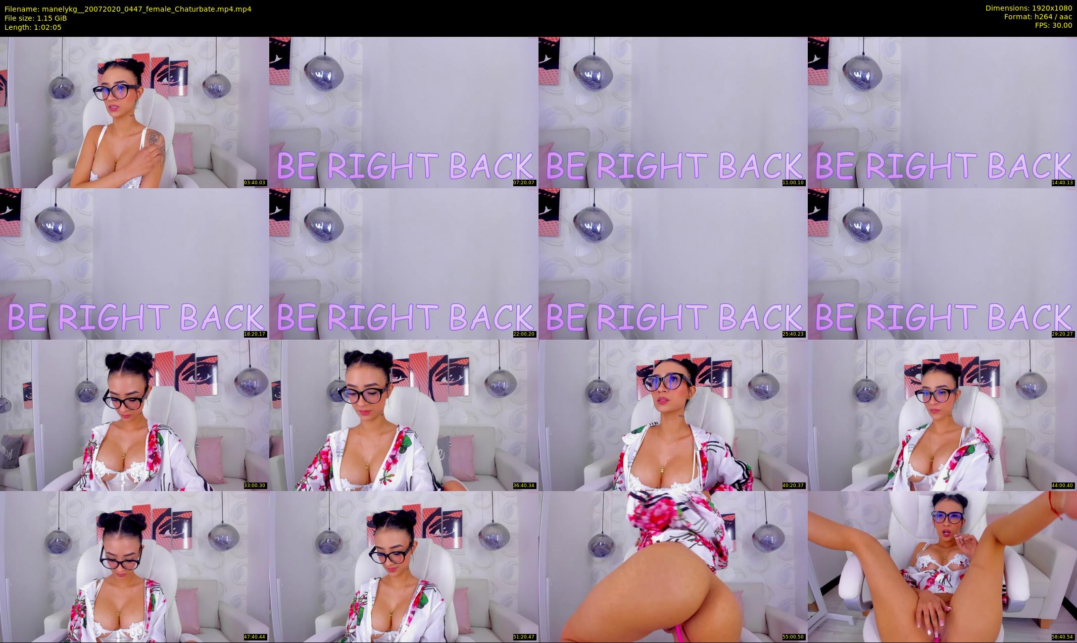 manelykg_ — 63 minute Chaturbate female cam show recording, 1080p, Jul 20, 2020