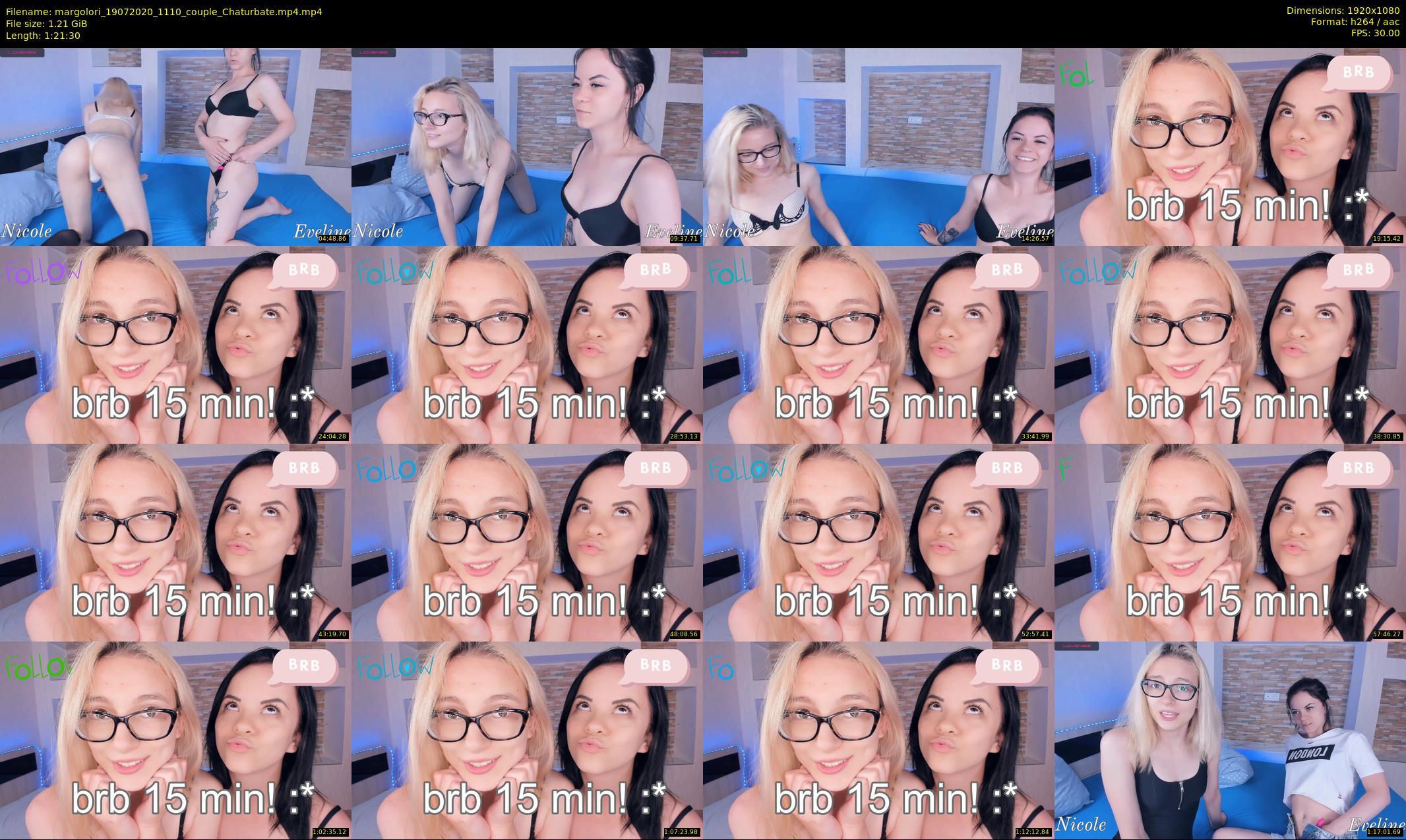 margolori — 82 minute Chaturbate couple cam show recording, 1080p, Jul 19, 2020