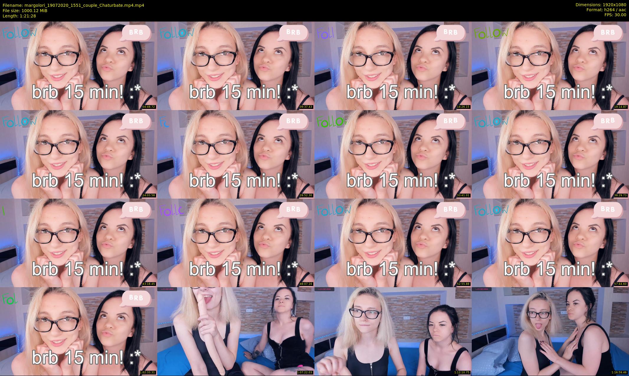 margolori — 82 minute Chaturbate couple cam show recording, 1080p, Jul 19, 2020