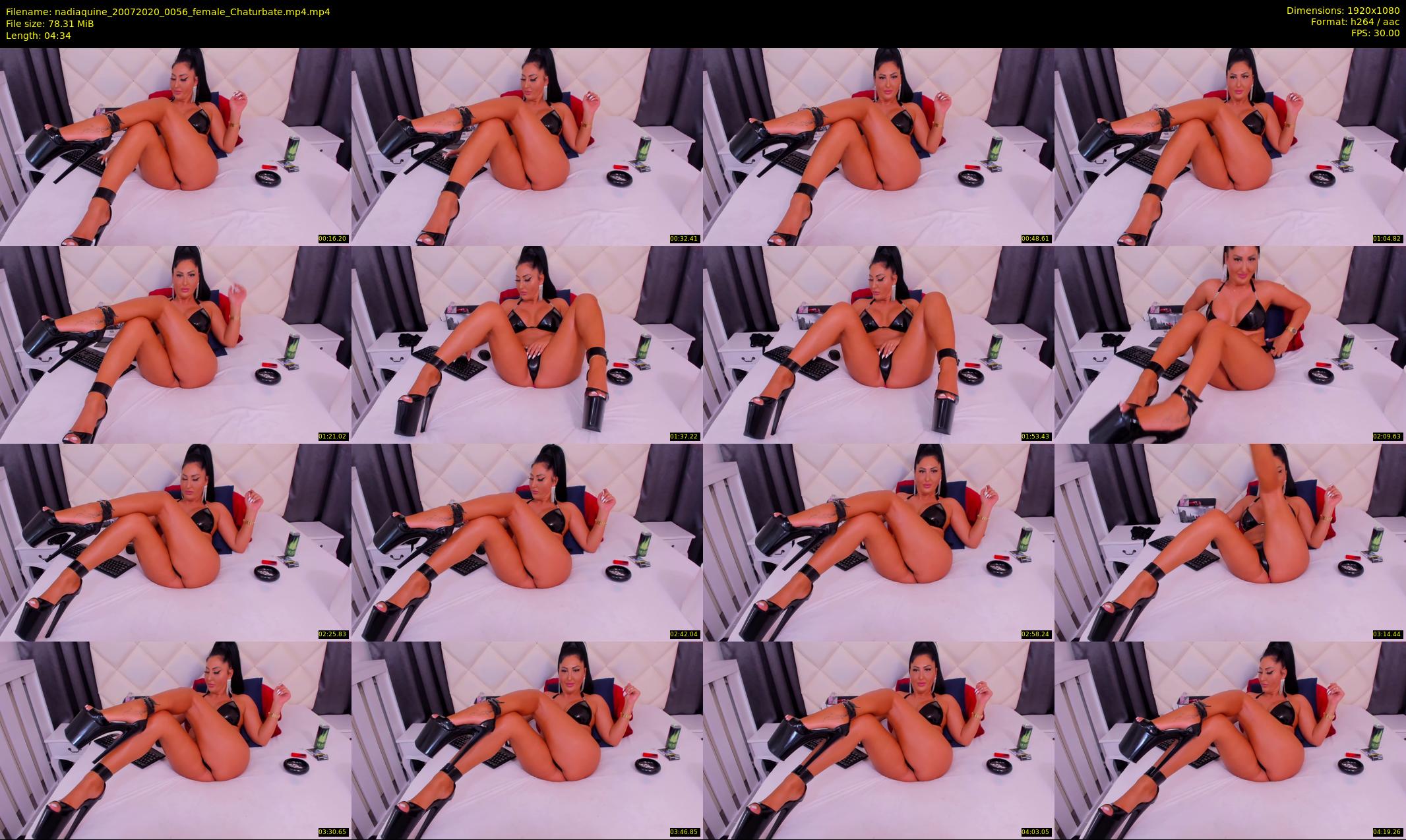 nadiaquine — 5 minute Chaturbate female cam show recording, 1080p, Jul 20, 2020