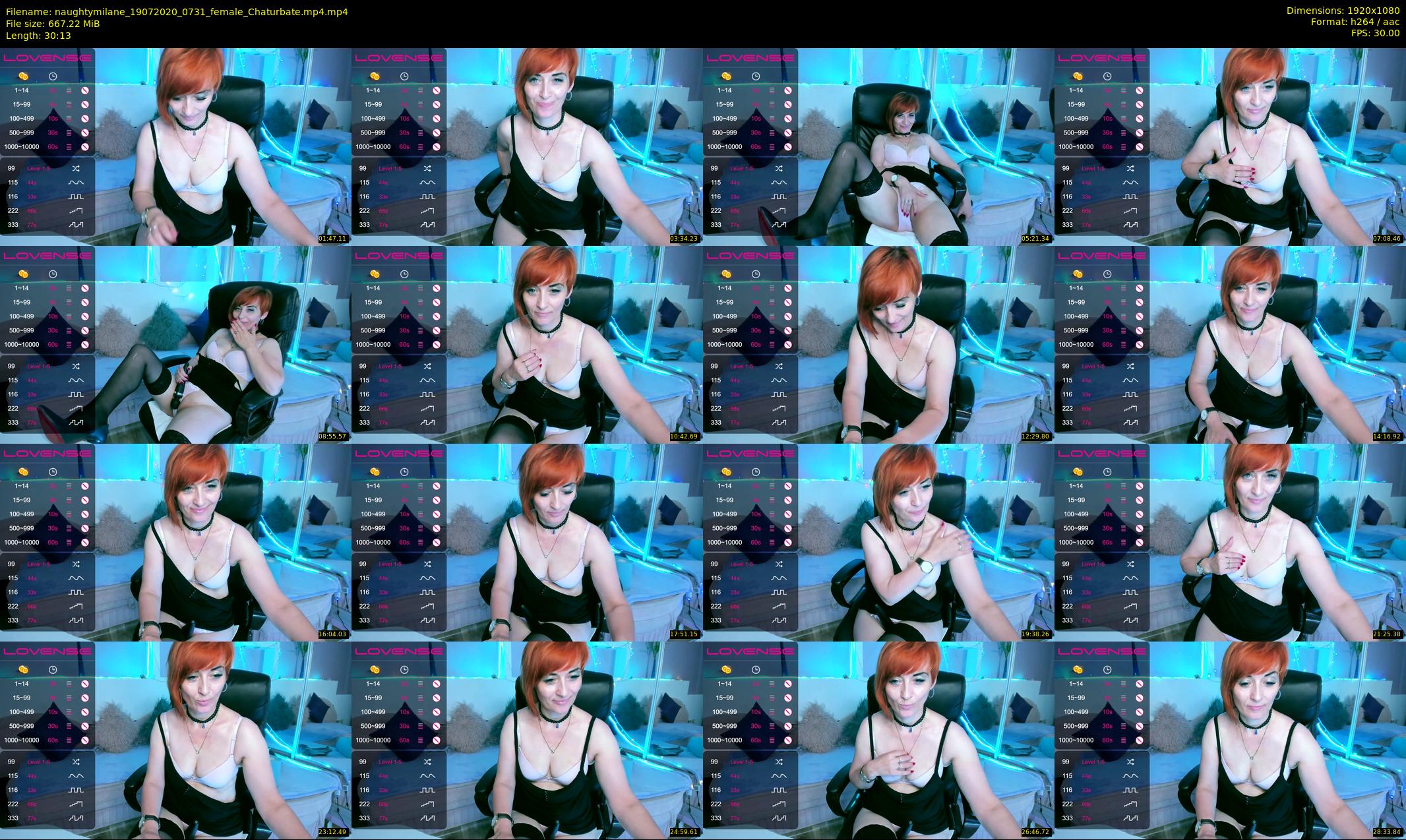 naughtymilane — 31 minute Chaturbate female cam show recording, 1080p, Jul 19, 2020