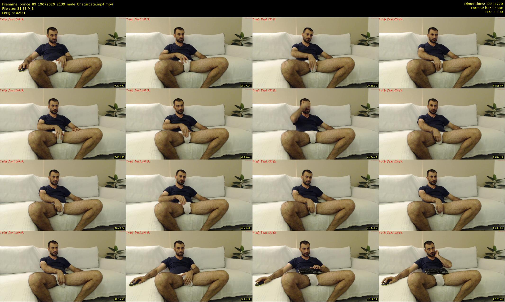prince_89 — 3 minute Chaturbate male cam show recording, 720p, Jul 19, 2020