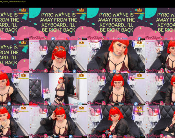 pyrowayne — 54 minute Chaturbate female cam show recording, 720p, Jul 20, 2020