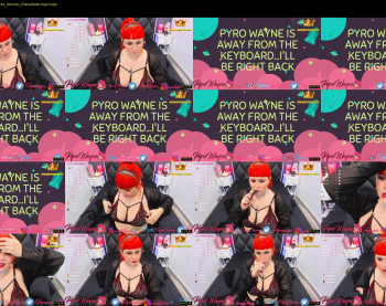 pyrowayne — 55 minute Chaturbate female cam show recording, 720p, Jul 20, 2020