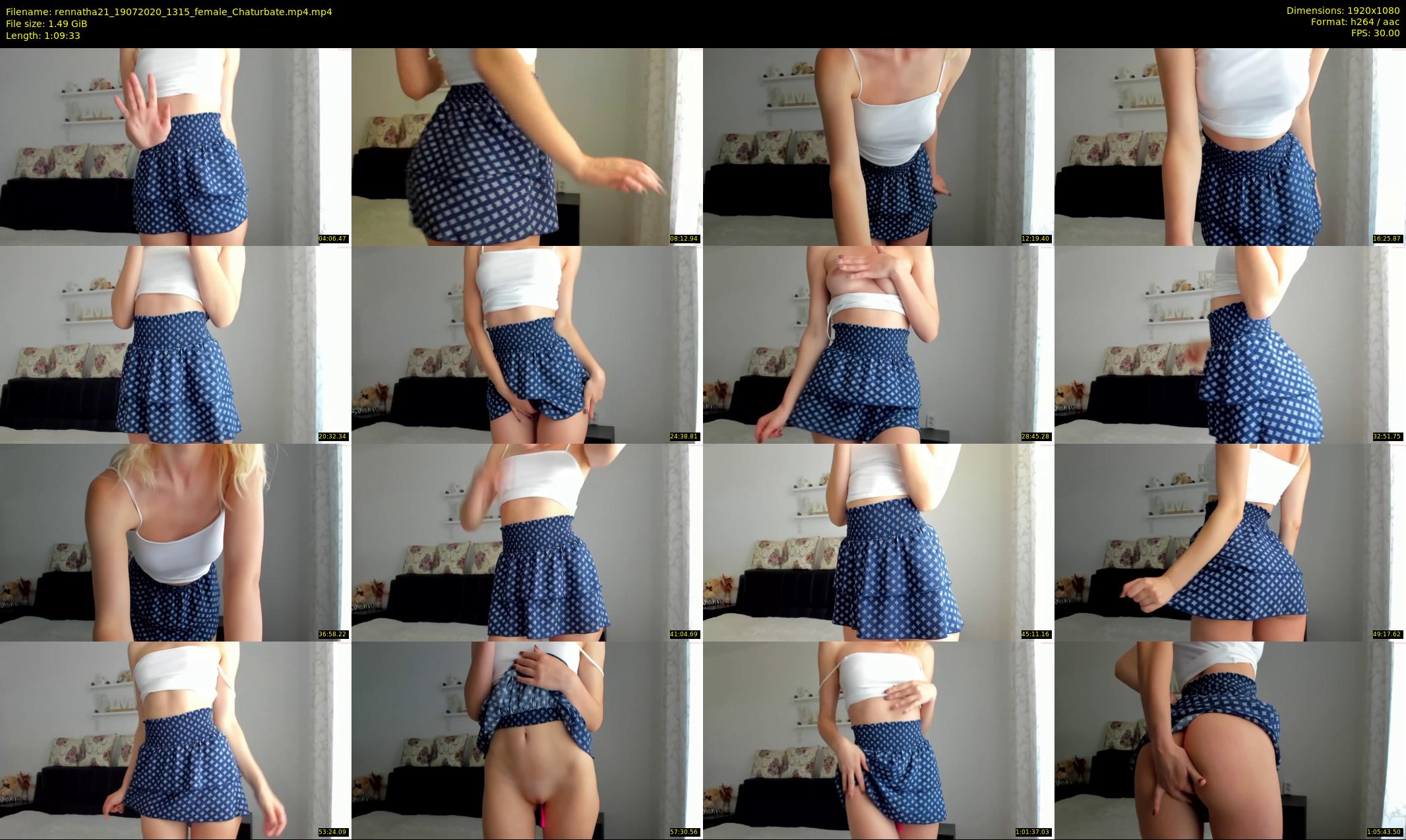 rennatha21 — 70 minute Chaturbate female cam show recording, 1080p, Jul 19, 2020