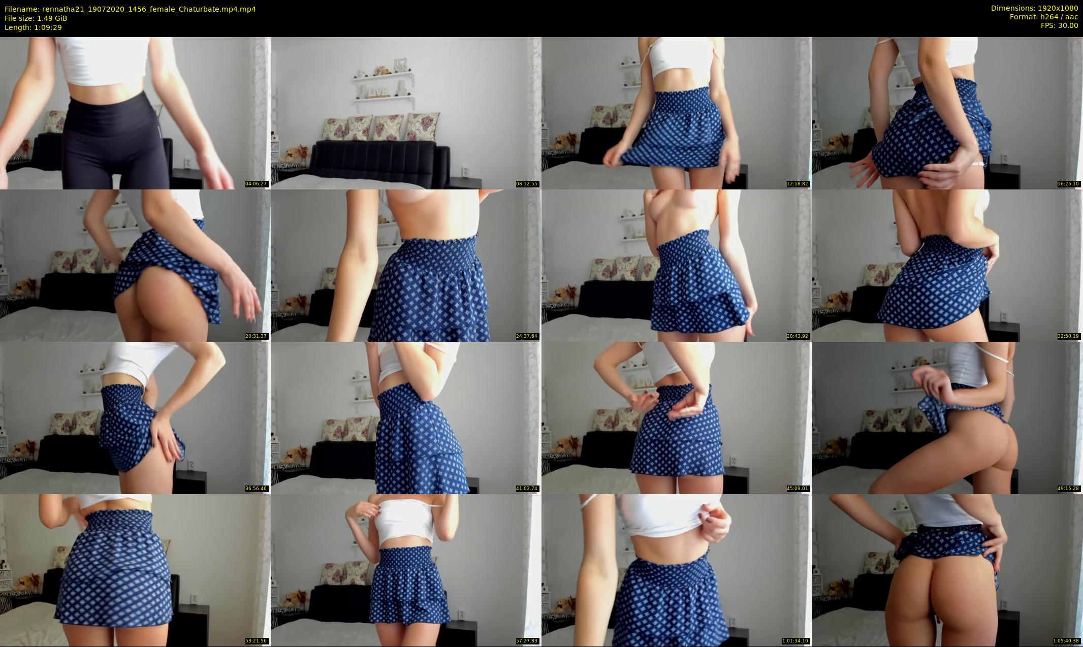rennatha21 — 70 minute Chaturbate female cam show recording, 1080p, Jul 19, 2020