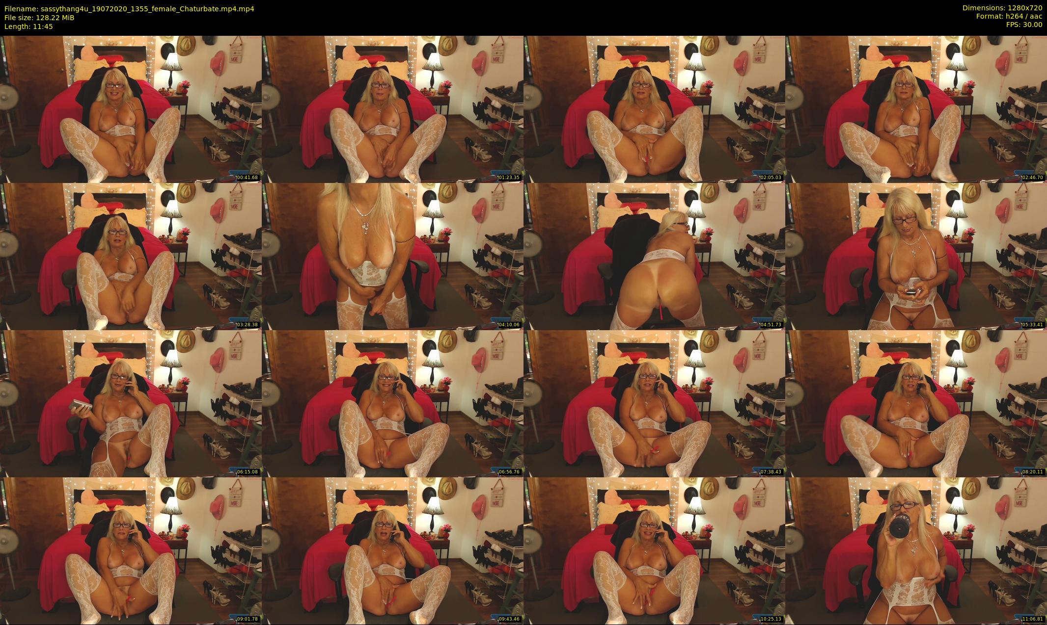 sassythang4u — 12 minute Chaturbate female cam show recording, 720p, Jul 19, 2020