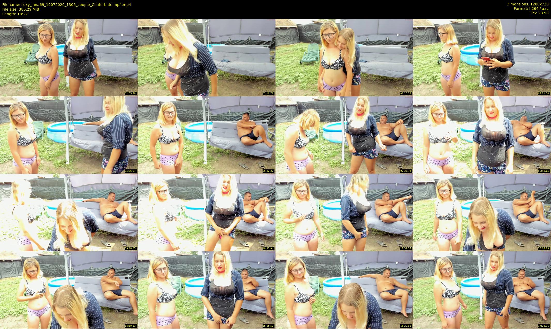 sexy_luna69 — 19 minute Chaturbate couple cam show recording, 720p, Jul 19, 2020