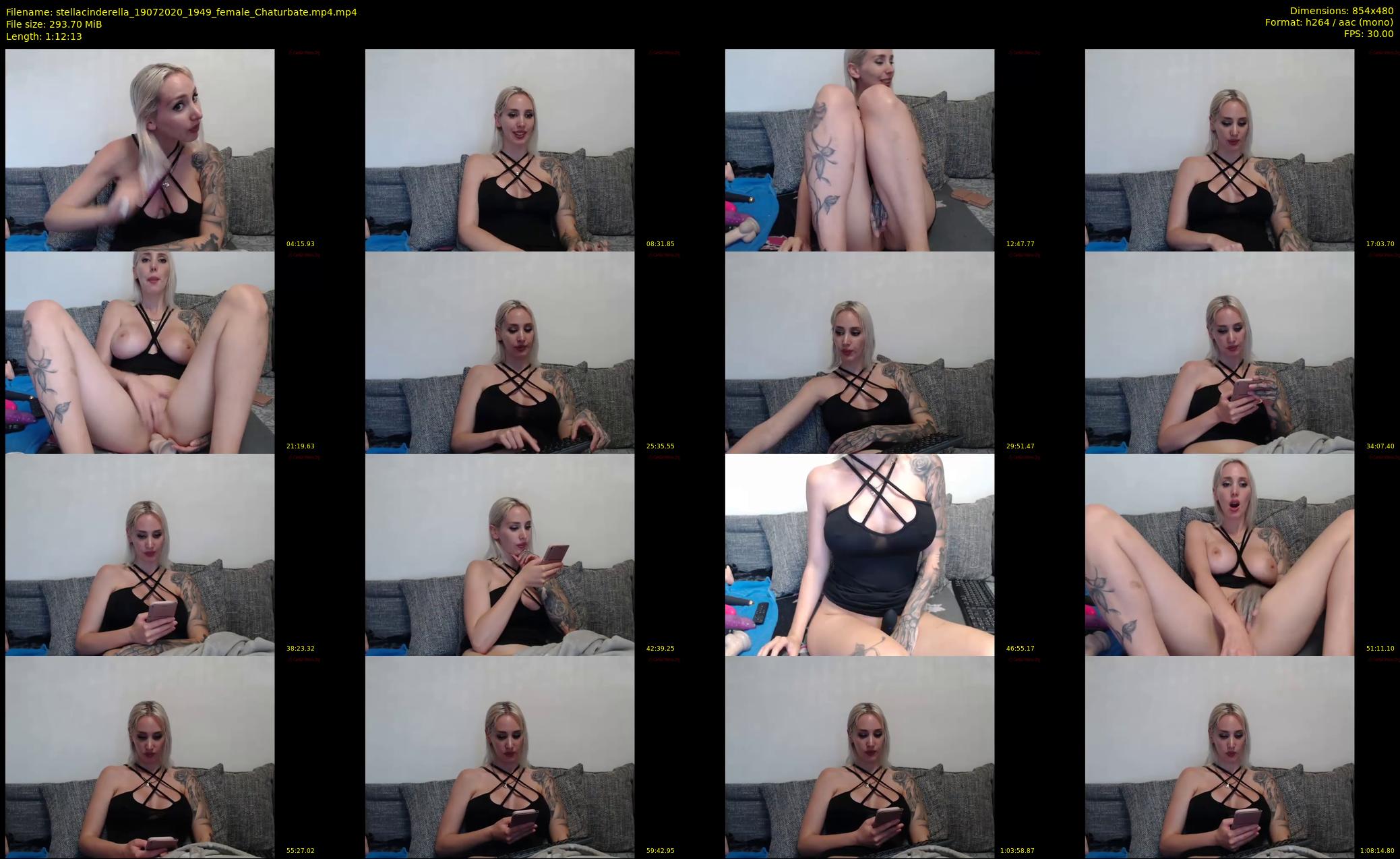 stellacinderella — 73 minute Chaturbate female cam show recording, 480p, Jul 19, 2020