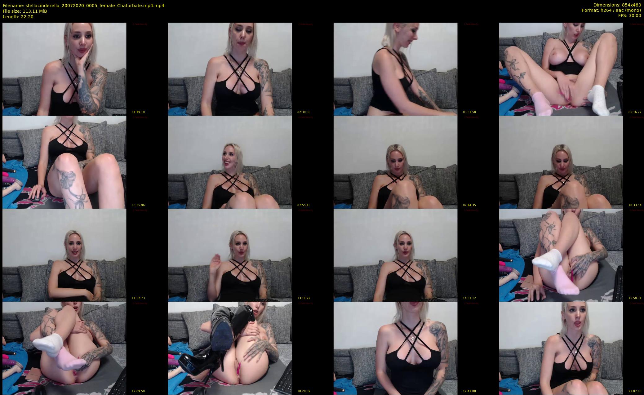 stellacinderella — 23 minute Chaturbate female cam show recording, 480p, Jul 20, 2020