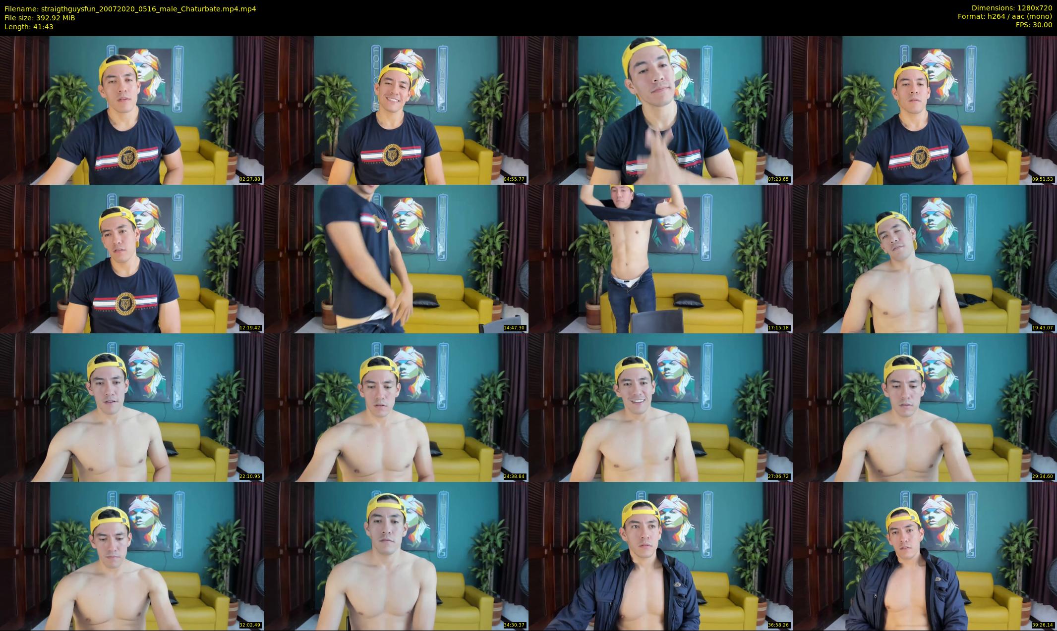 straigthguysfun — 42 minute Chaturbate male cam show recording, 720p, Jul 20, 2020