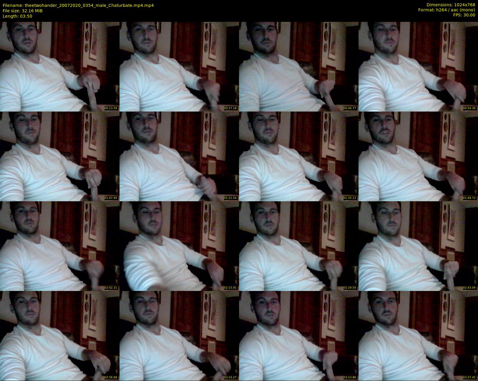 theetwohander — 4 minute Chaturbate male cam show recording, 720p, Jul 20, 2020