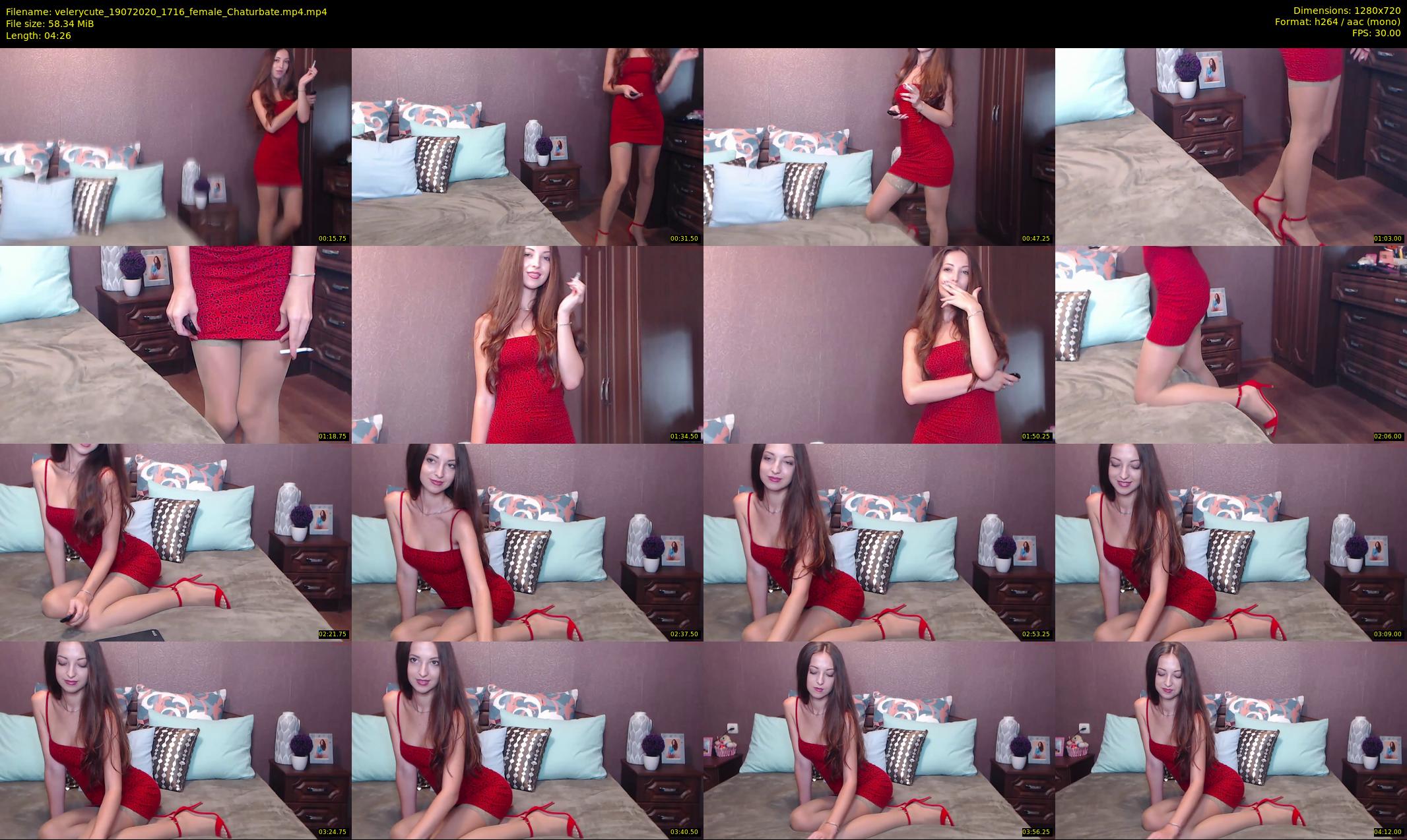 velerycute — 5 minute Chaturbate female cam show recording, 720p, Jul 19, 2020