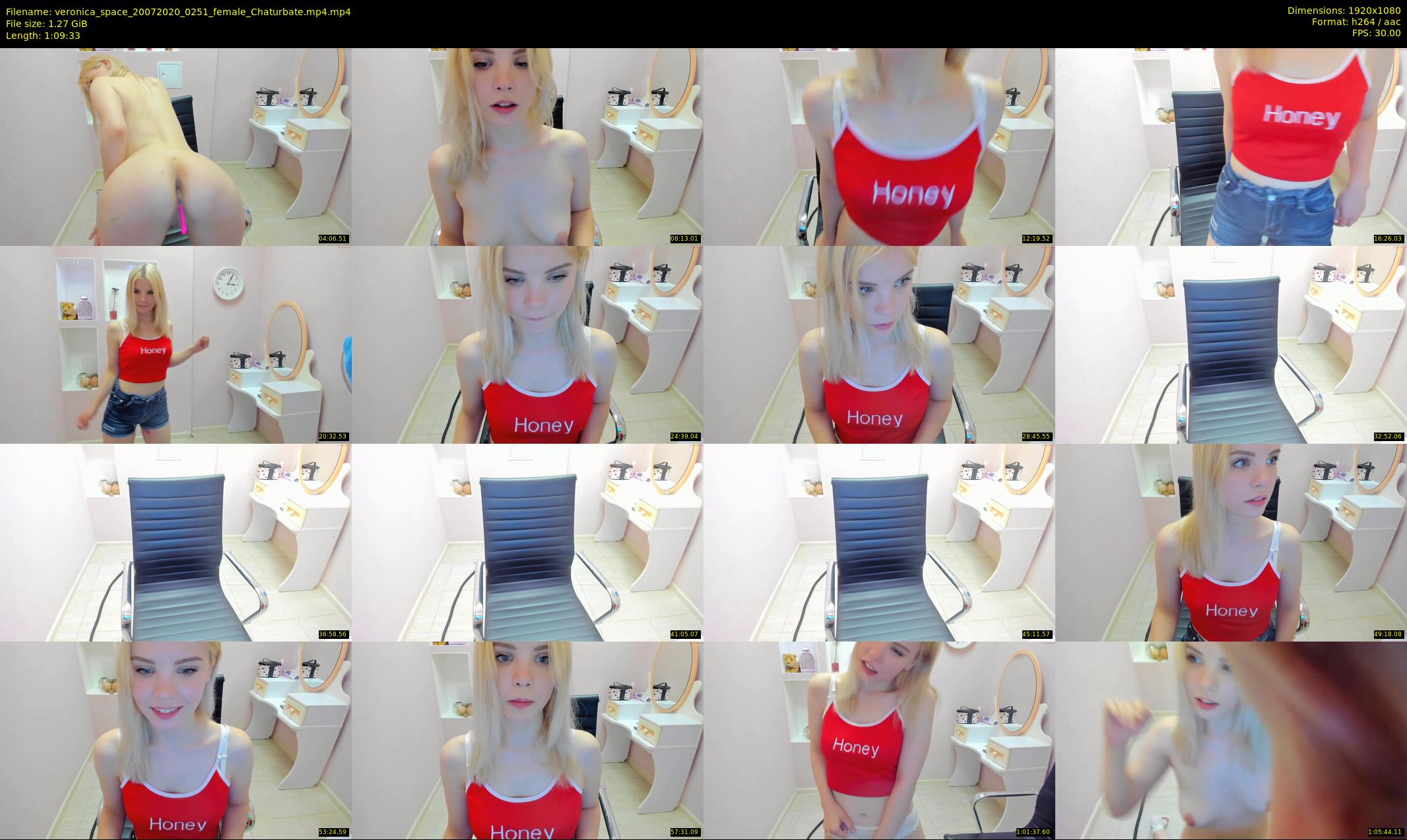 veronica_space — 70 minute Chaturbate female cam show recording, 1080p, Jul 20, 2020