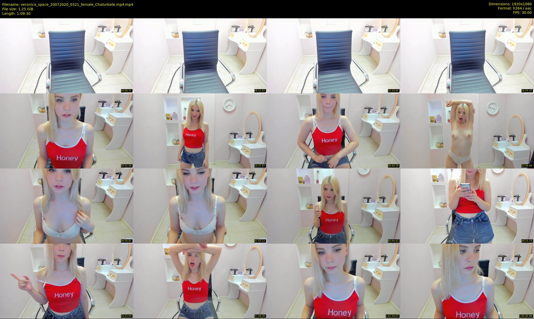 veronica_space — 70 minute Chaturbate female cam show recording, 1080p, Jul 20, 2020