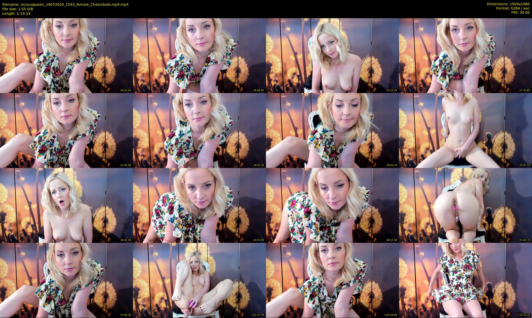 viciousqueen — 75 minute Chaturbate female cam show recording, 1080p, Jul 19, 2020