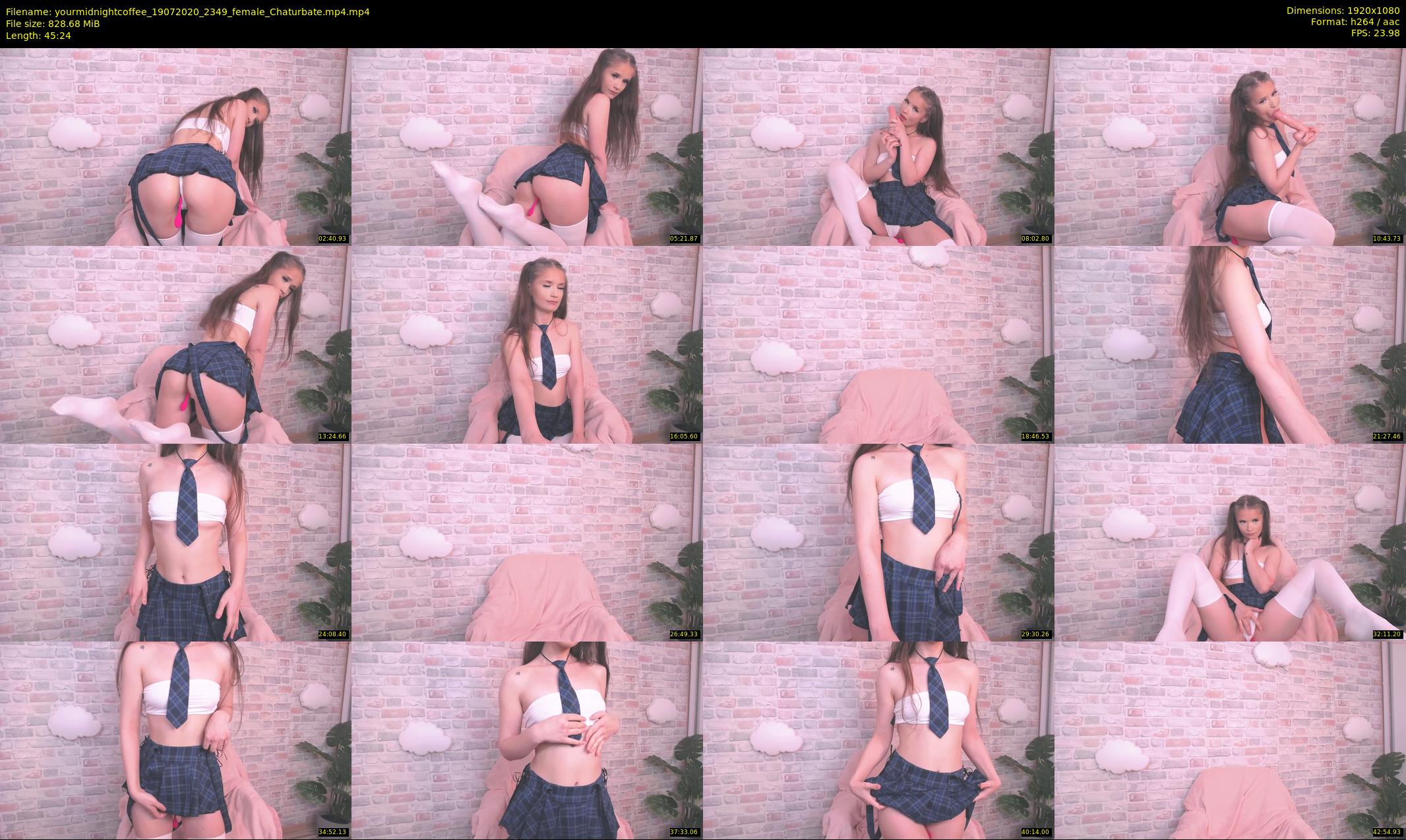 yourmidnightcoffee — 46 minute Chaturbate female cam show recording, 1080p, Jul 19, 2020