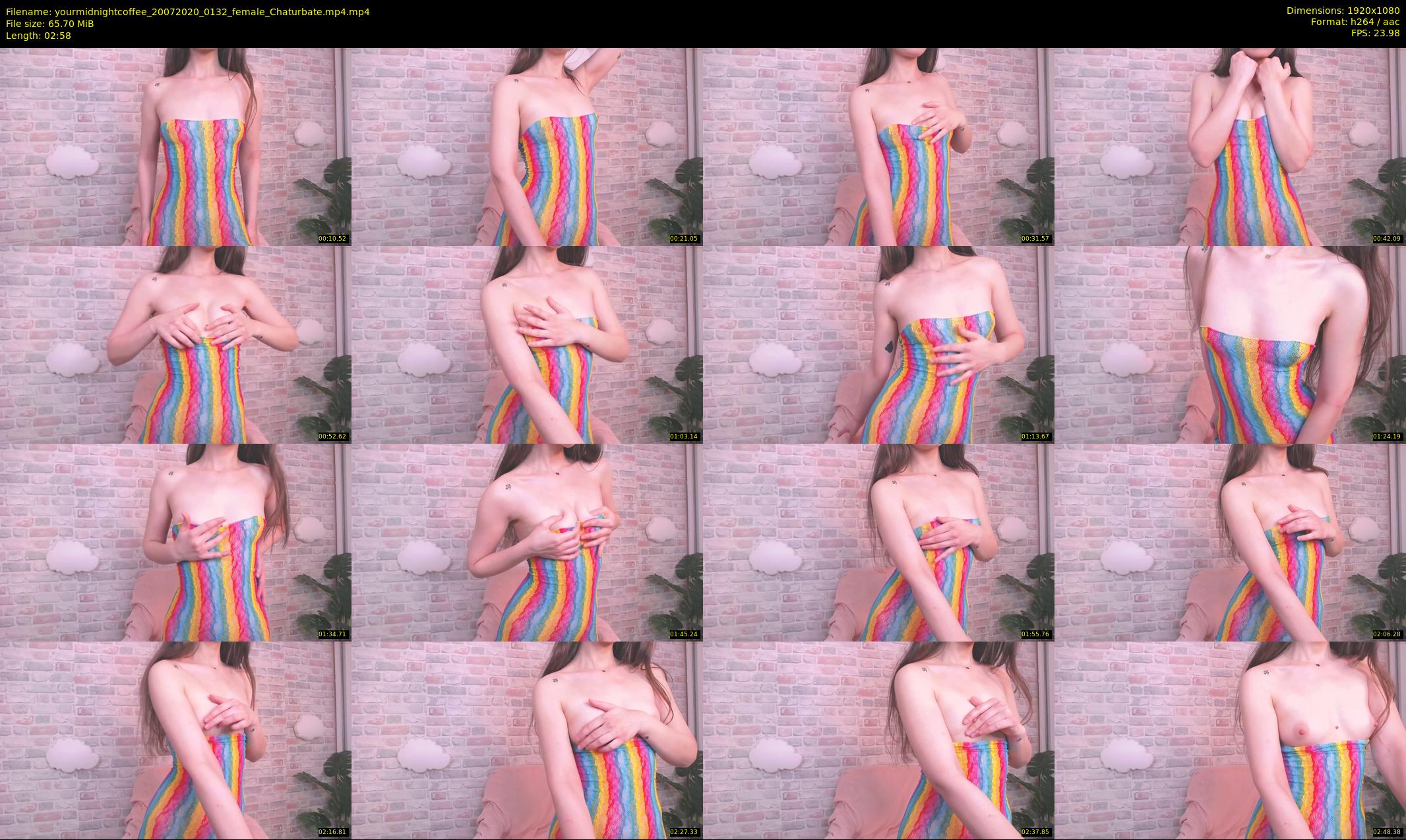 yourmidnightcoffee — 3 minute Chaturbate female cam show recording, 1080p, Jul 20, 2020
