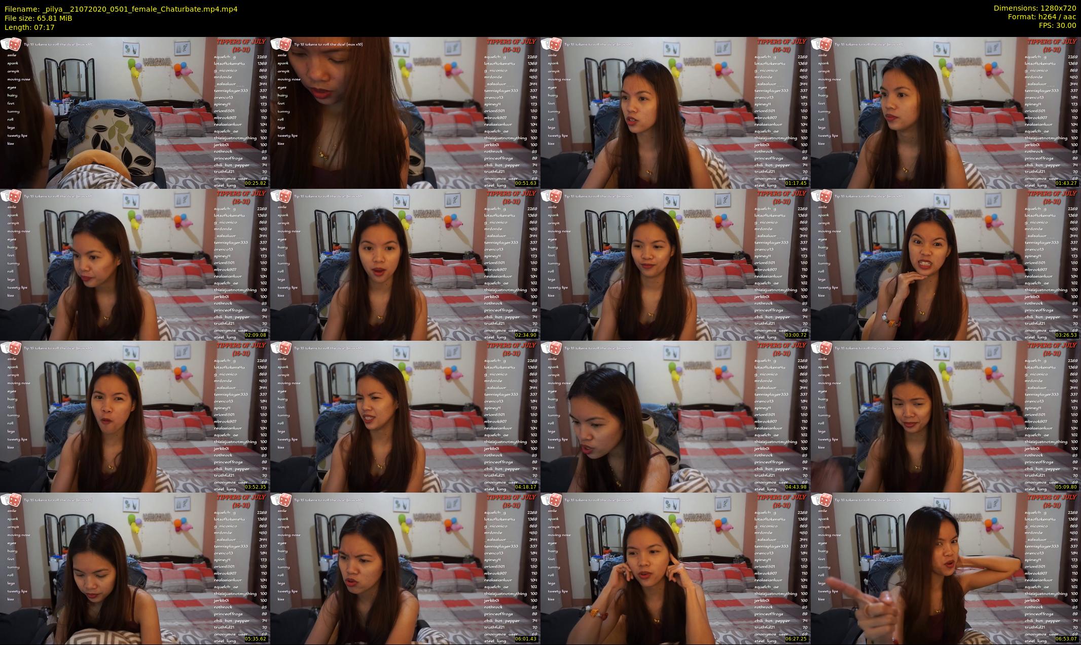 _pilya_ — 8 minute Chaturbate female cam show recording, 720p, Jul 21, 2020