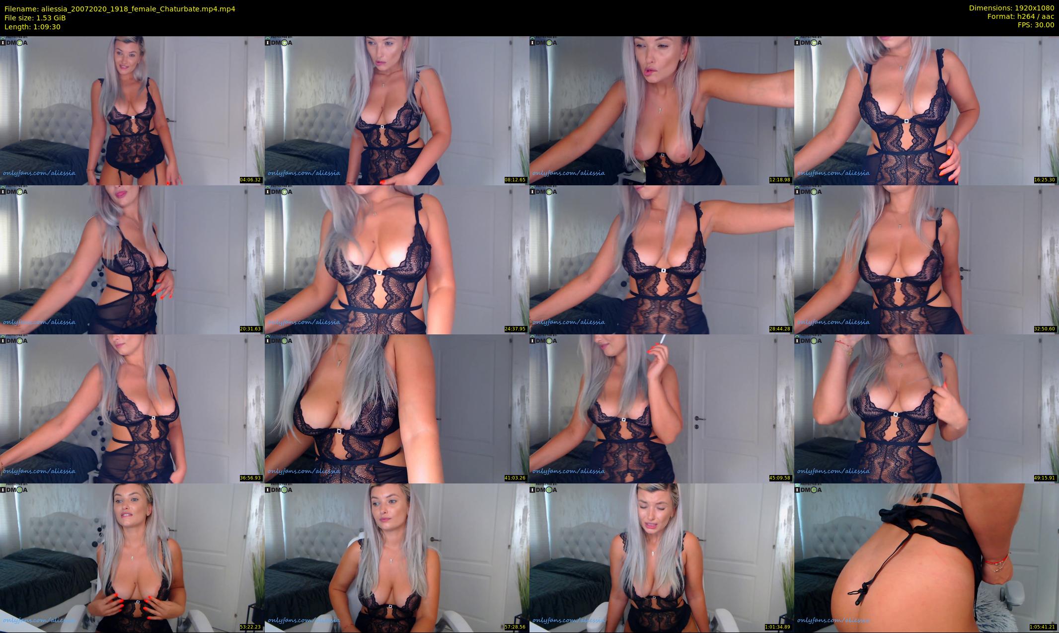 aliessia — 70 minute Chaturbate female cam show recording, 1080p, Jul 20, 2020