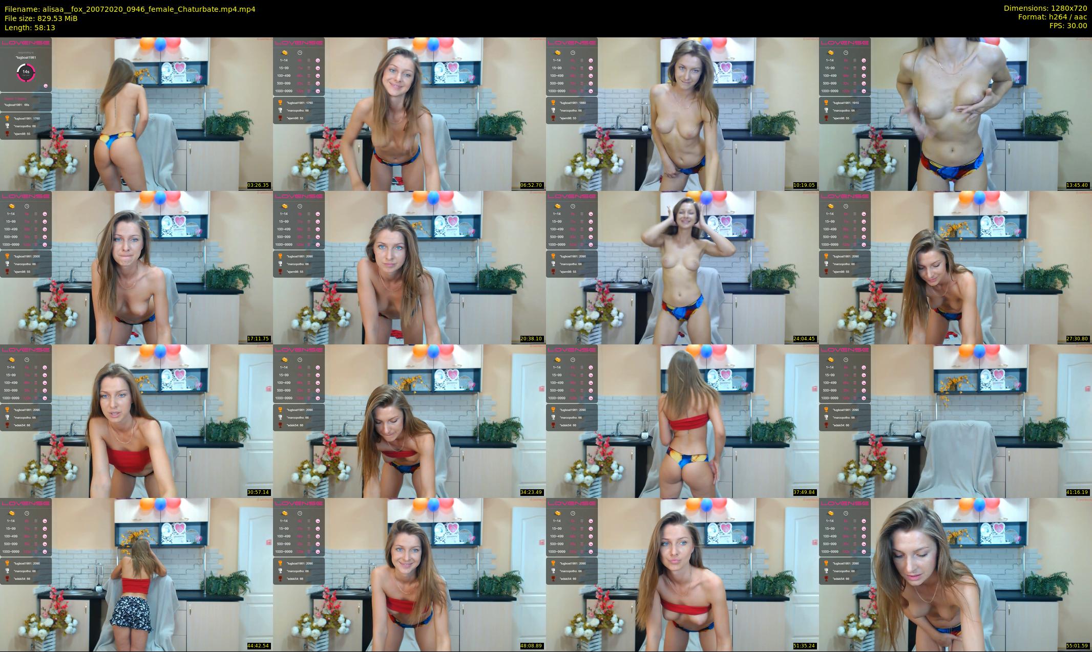 alisaa__fox — 59 minute Chaturbate female cam show recording, 720p, Jul 20, 2020