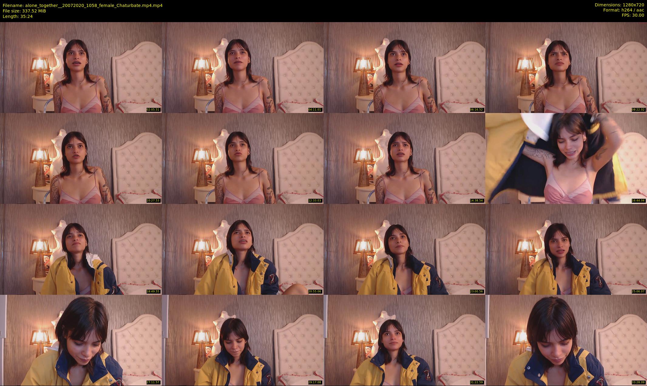 alone_together_ — 36 minute Chaturbate female cam show recording, 720p, Jul 20, 2020