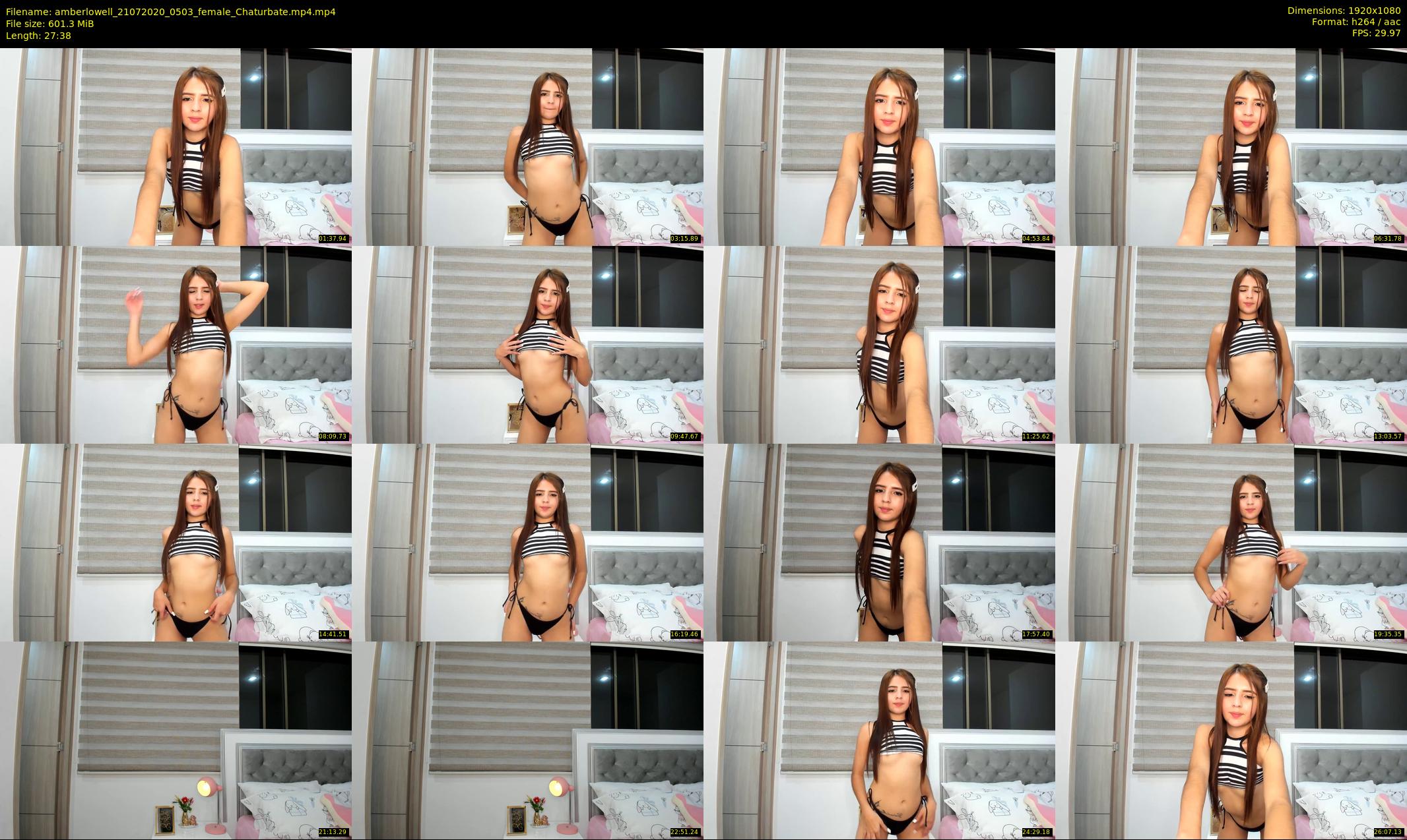 amberlowell — 28 minute Chaturbate female cam show recording, 1080p, Jul 21, 2020