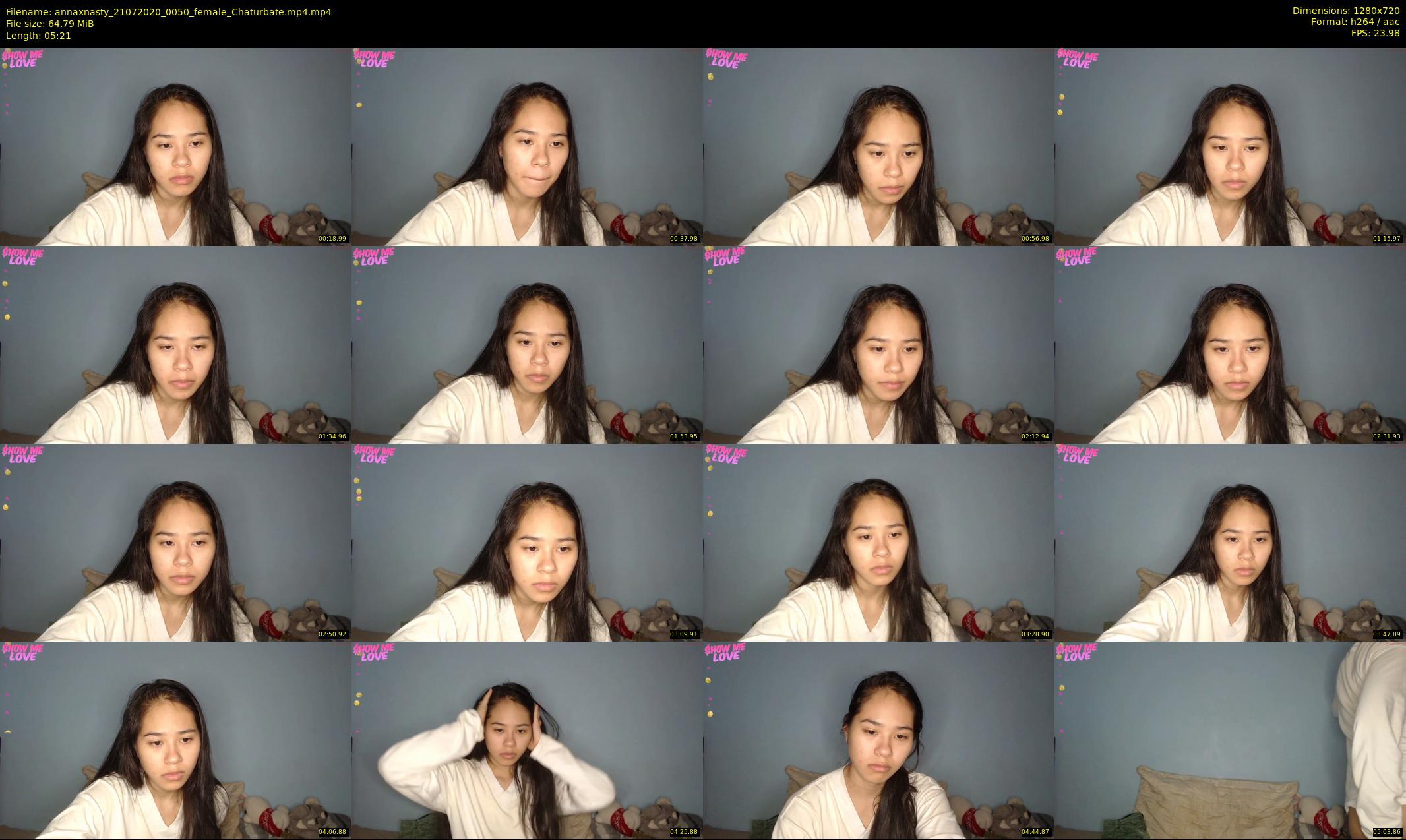 annaxnasty — 6 minute Chaturbate female cam show recording, 720p, Jul 21, 2020