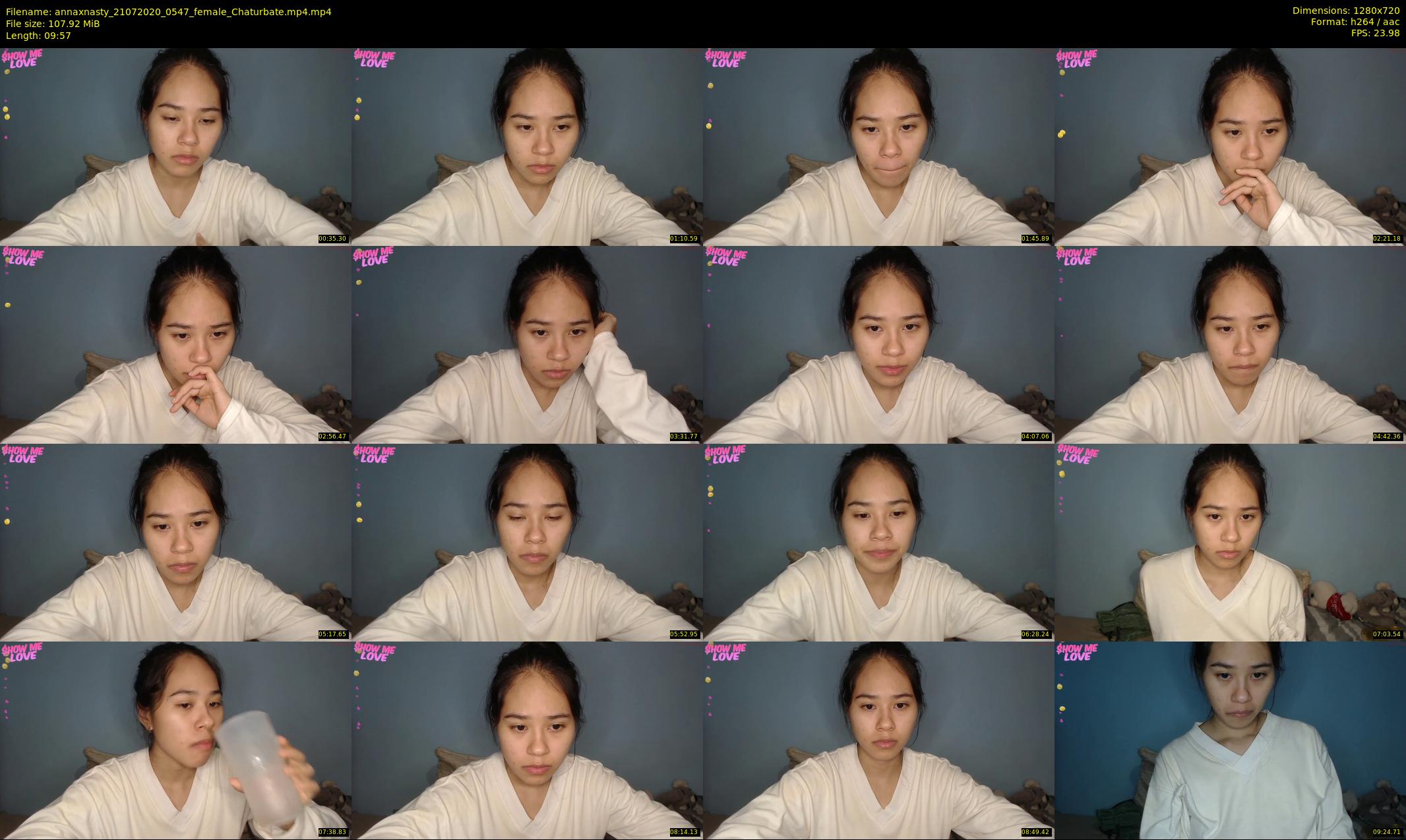 annaxnasty — 10 minute Chaturbate female cam show recording, 720p, Jul 21, 2020