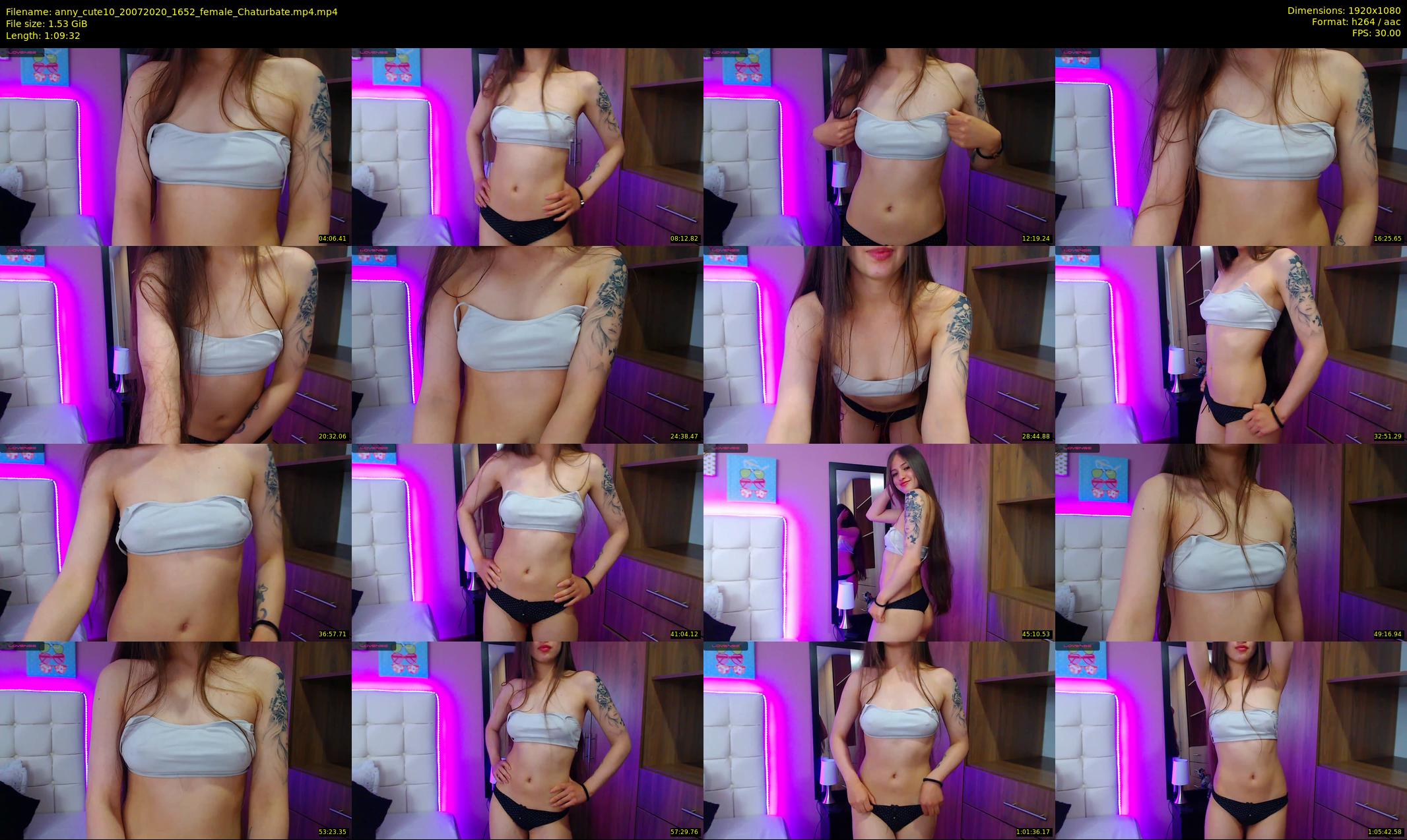 anny_cute10 — 70 minute Chaturbate female cam show recording, 1080p, Jul 20, 2020