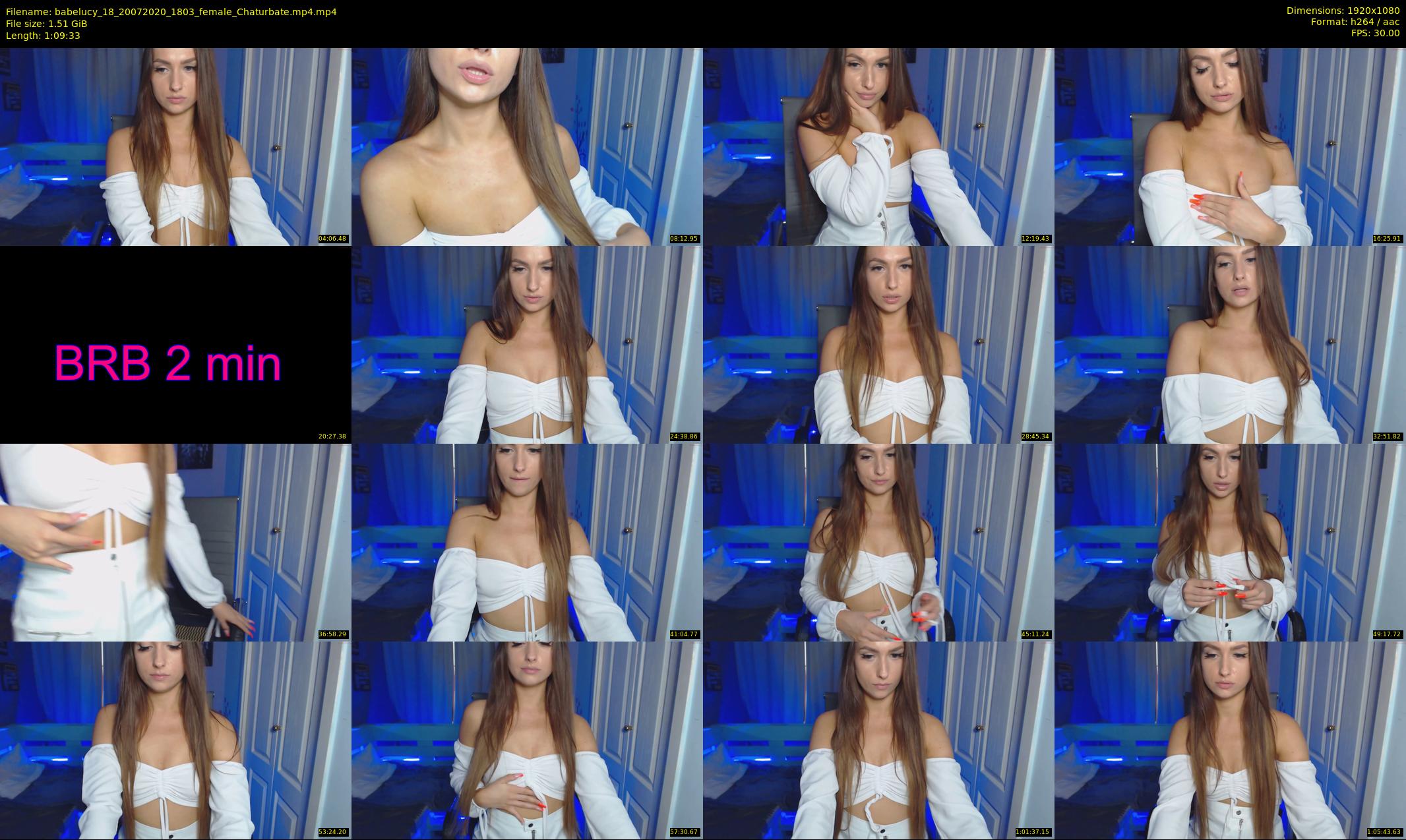 babelucy_18 — 70 minute Chaturbate female cam show recording, 1080p, Jul 20, 2020
