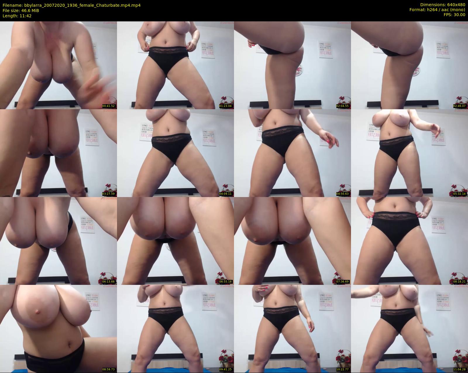 bbylarra — 12 minute Chaturbate couple cam show recording, 480p, Jul 20, 2020