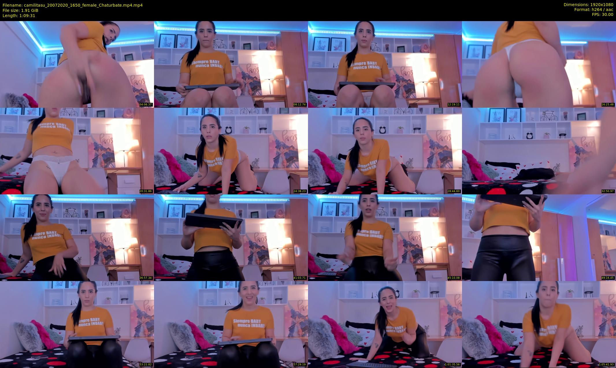 camilitasu — 70 minute Chaturbate female cam show recording, 1080p, Jul 20, 2020