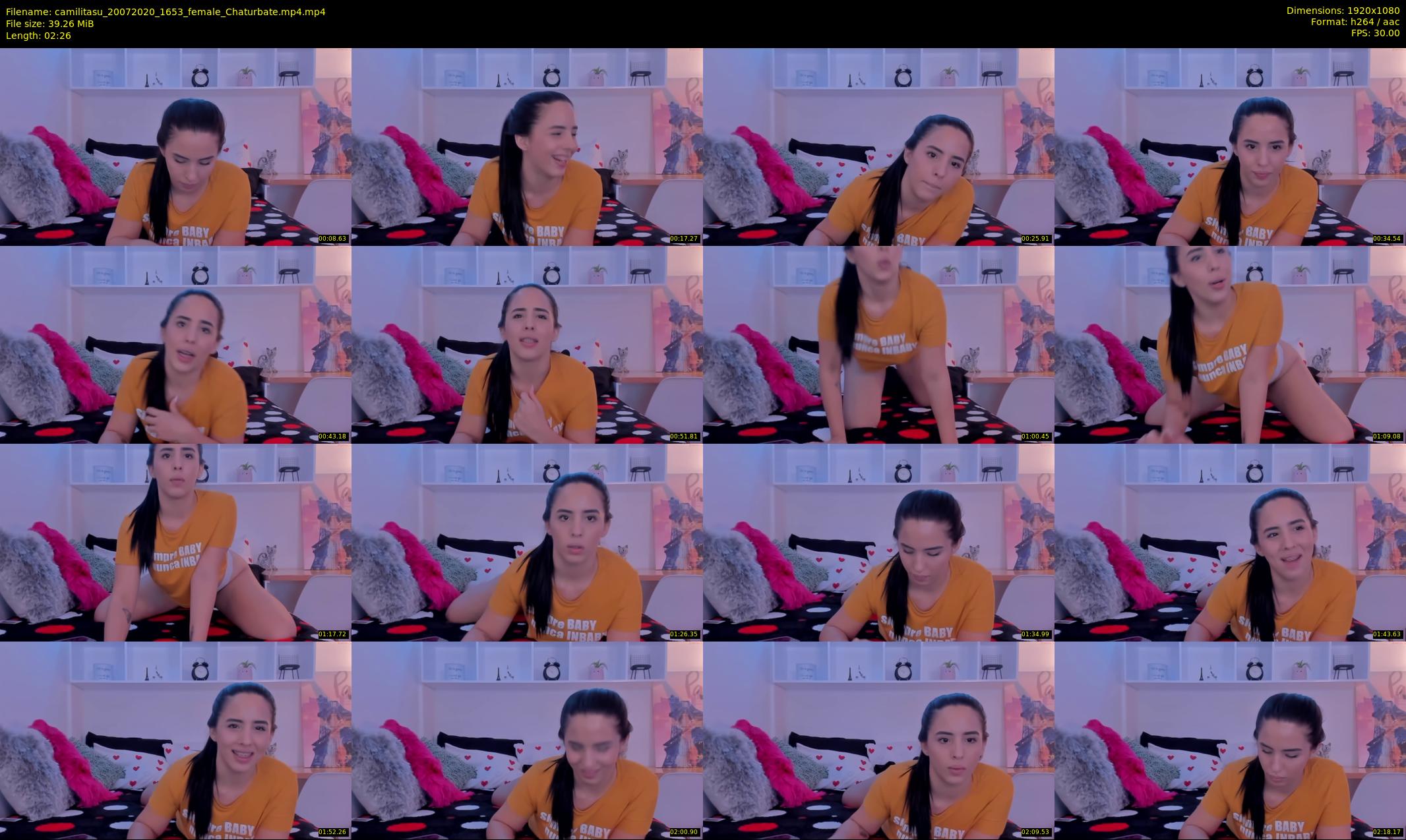 camilitasu — 3 minute Chaturbate female cam show recording, 1080p, Jul 20, 2020