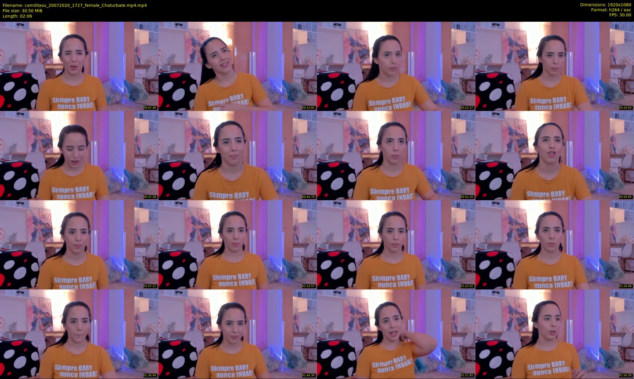 camilitasu — 3 minute Chaturbate female cam show recording, 1080p, Jul 20, 2020