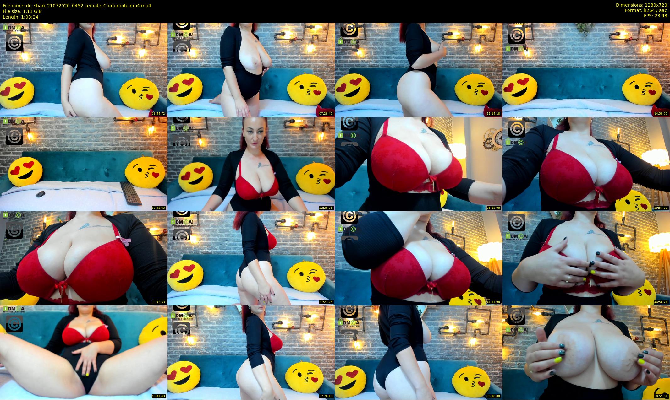 dd_shari — 64 minute Chaturbate female cam show recording, 720p, Jul 21, 2020