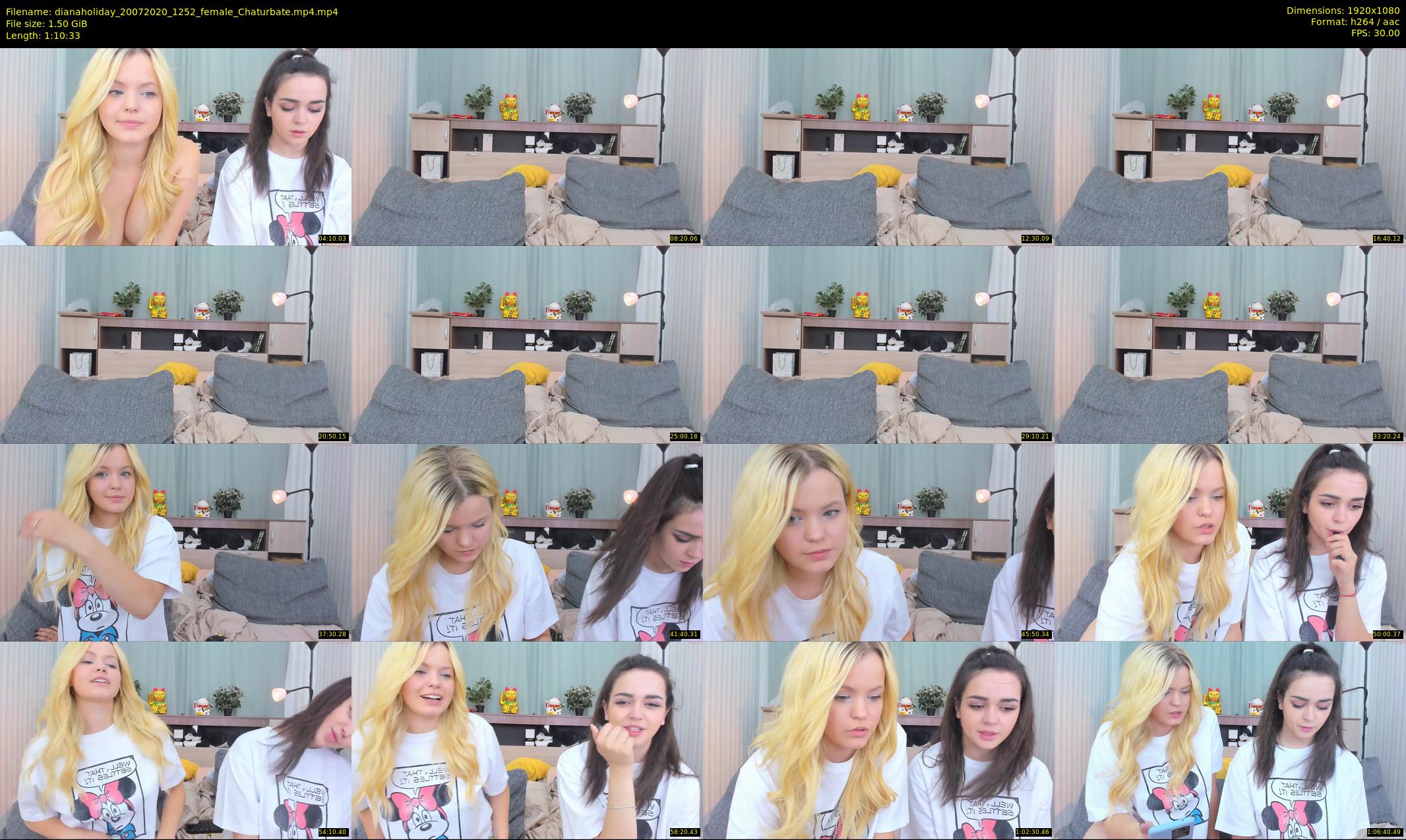 dianaholiday — 71 minute Chaturbate female cam show recording, 1080p, Jul 20, 2020