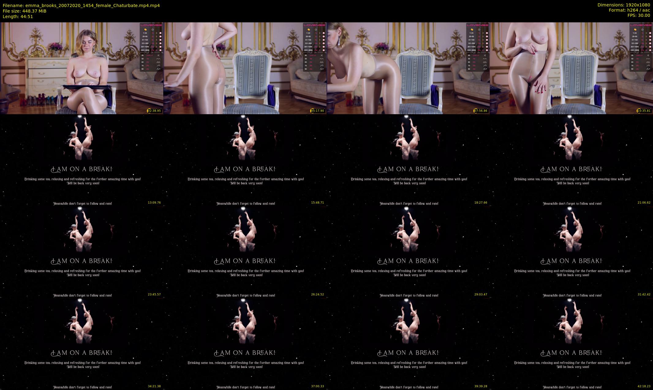 emma_brooks — 45 minute Chaturbate female cam show recording, 1080p, Jul 20, 2020