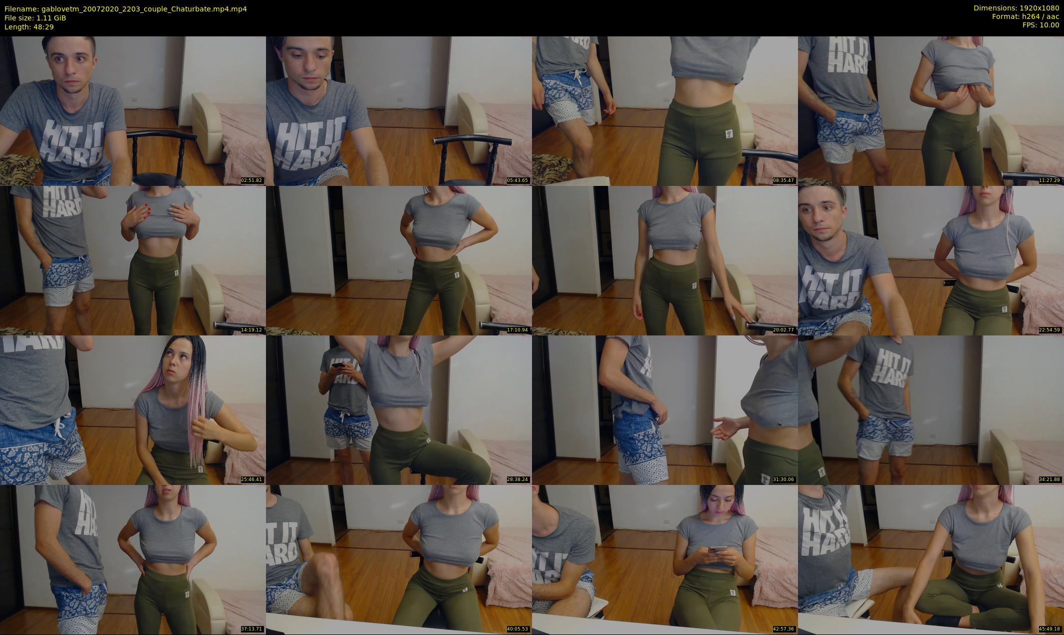gablovetm — 49 minute Chaturbate couple cam show recording, 1080p, Jul 20, 2020