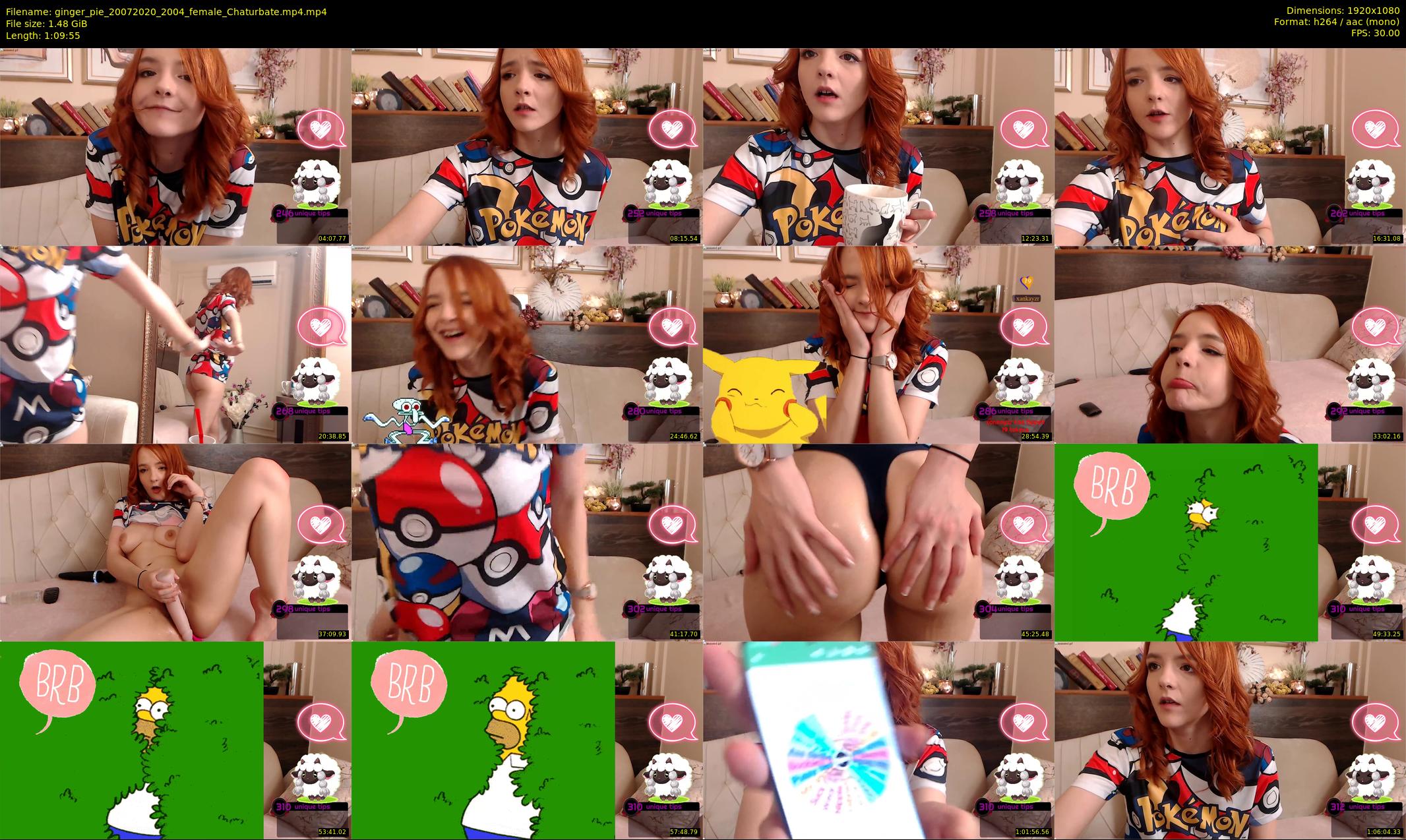 ginger_pie — 70 minute Chaturbate female cam show recording, 1080p, Jul 20, 2020