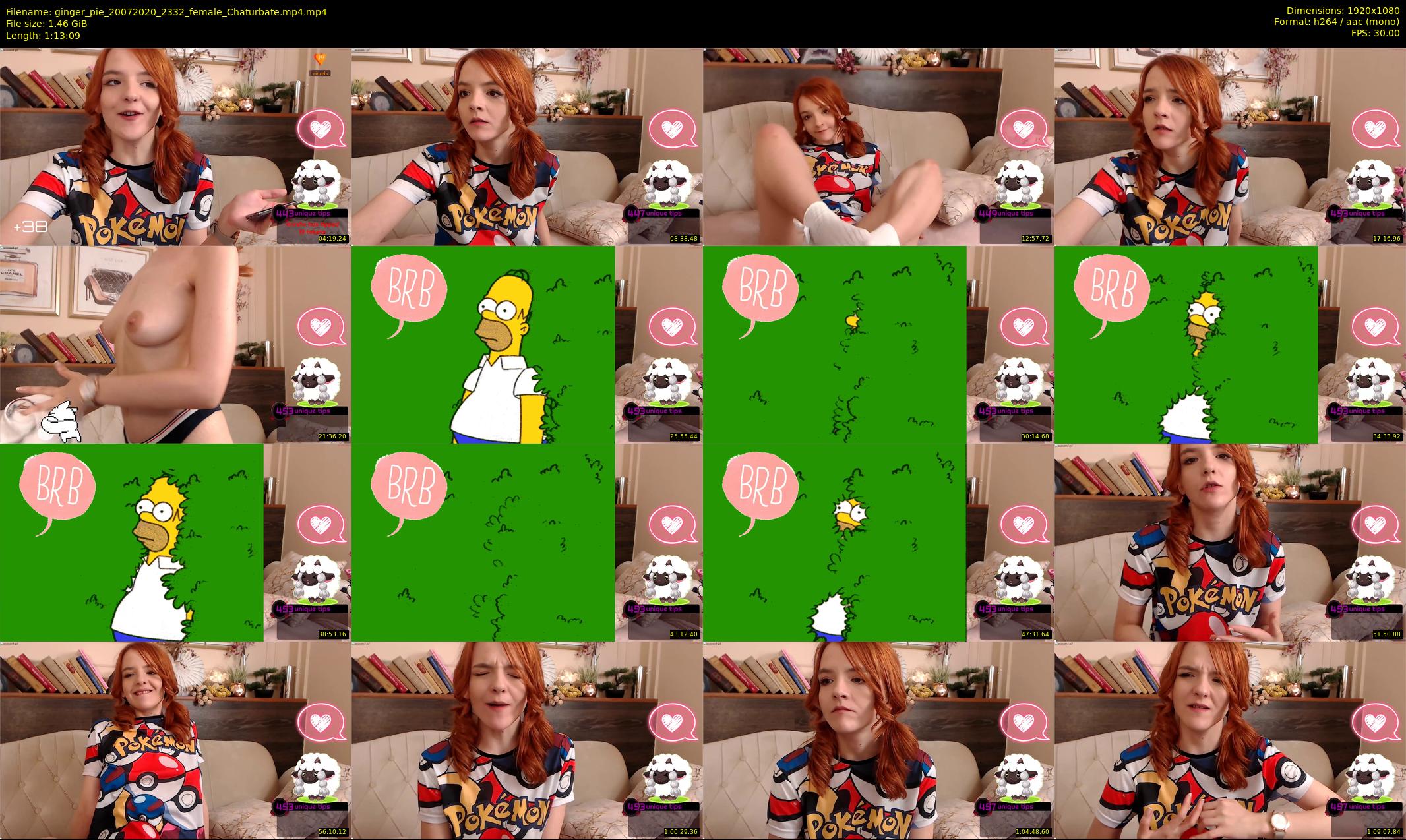 ginger_pie — 74 minute Chaturbate female cam show recording, 1080p, Jul 20, 2020