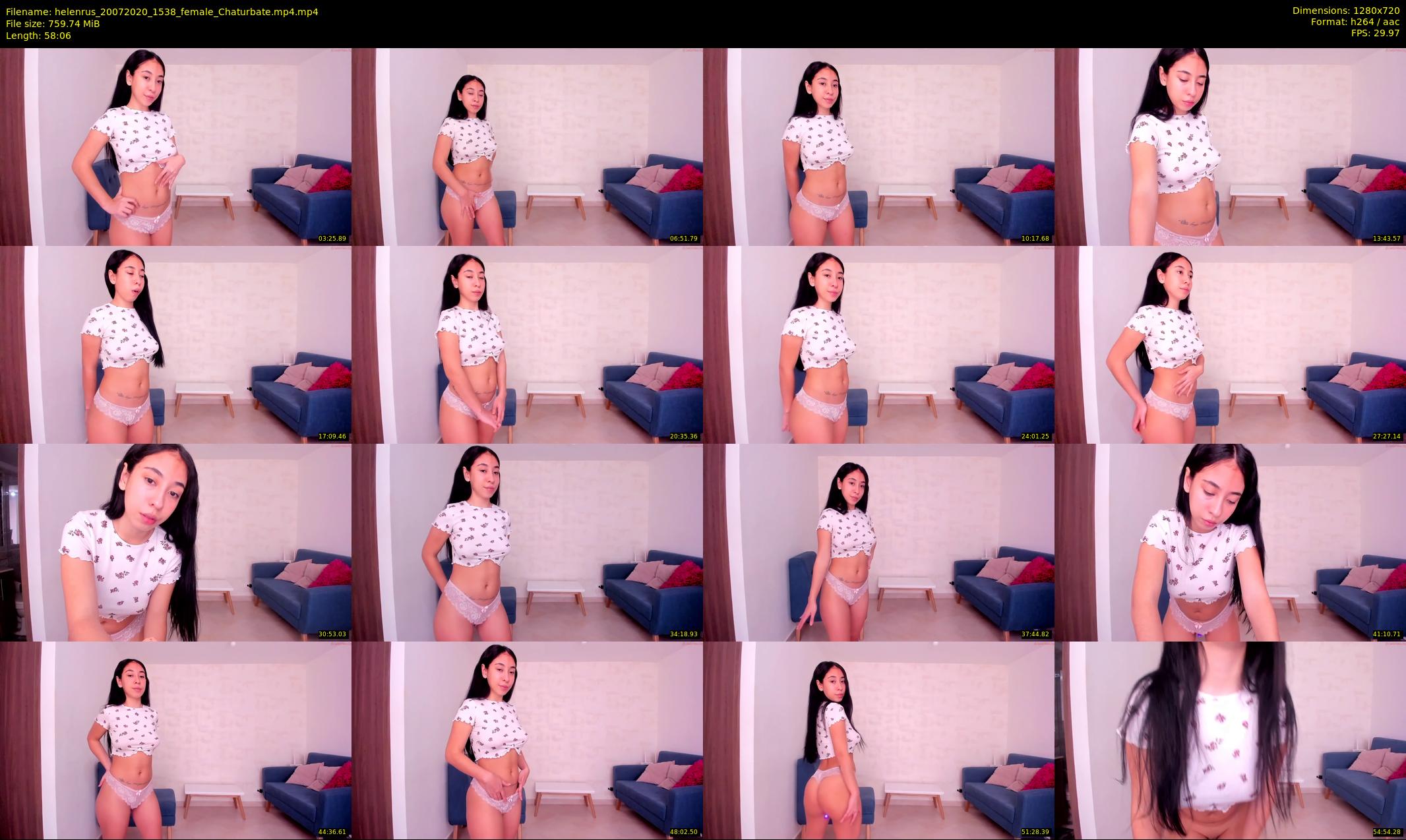 helenrus — 59 minute Chaturbate female cam show recording, 720p, Jul 20, 2020