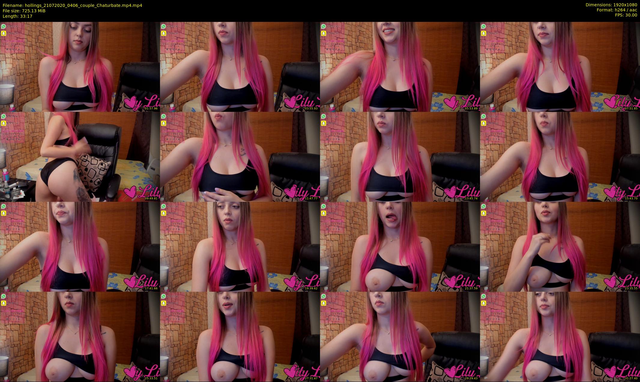 hollings — 34 minute Chaturbate couple cam show recording, 1080p, Jul 21, 2020