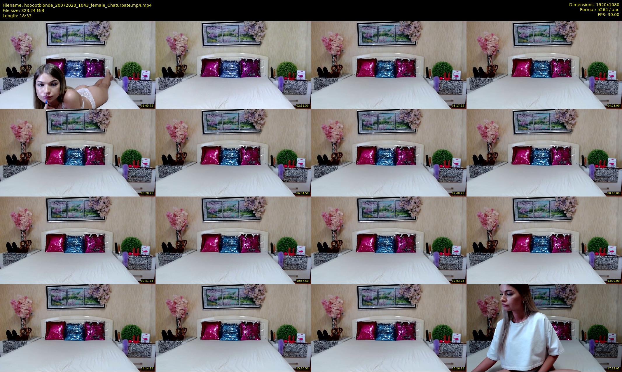 hooootblonde — 19 minute Chaturbate female cam show recording, 1080p, Jul 20, 2020