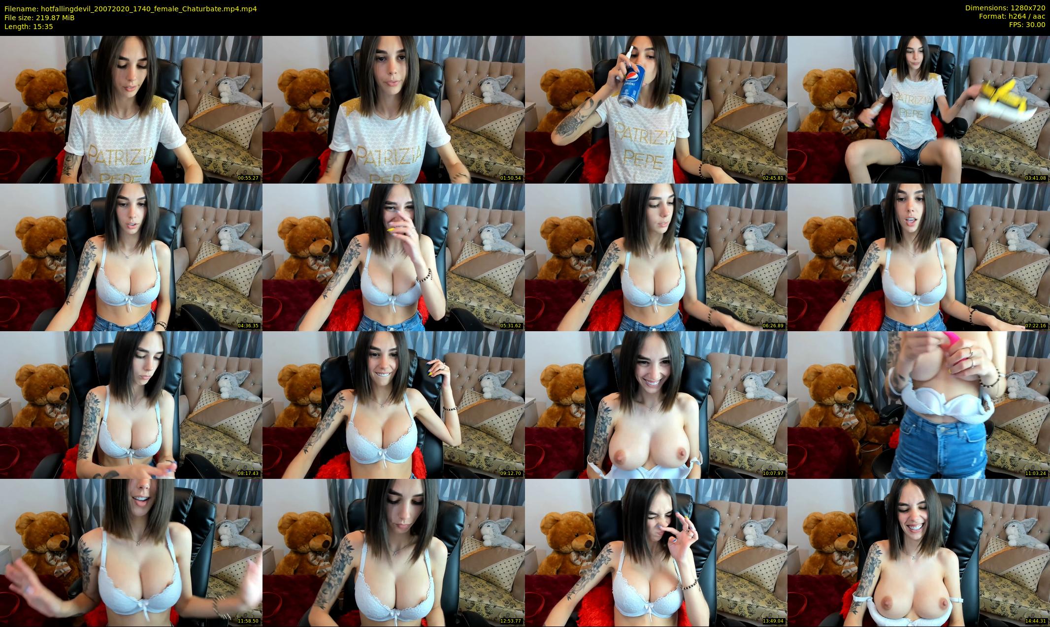 hotfallingdevil — 16 minute Chaturbate female cam show recording, 720p, Jul 20, 2020